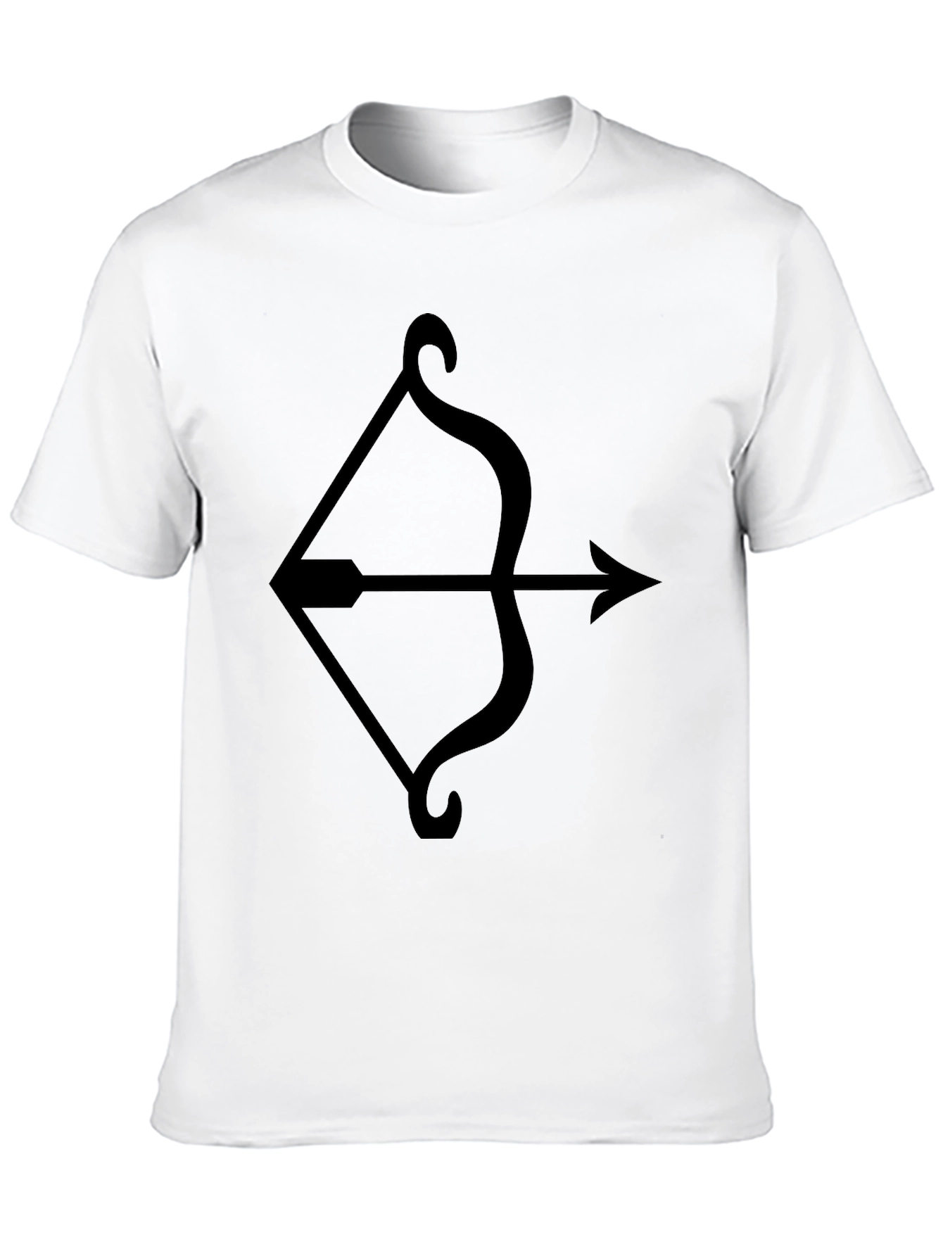 Black Archer Tee - Bow and Arrow Graphic T-Shirt view 10