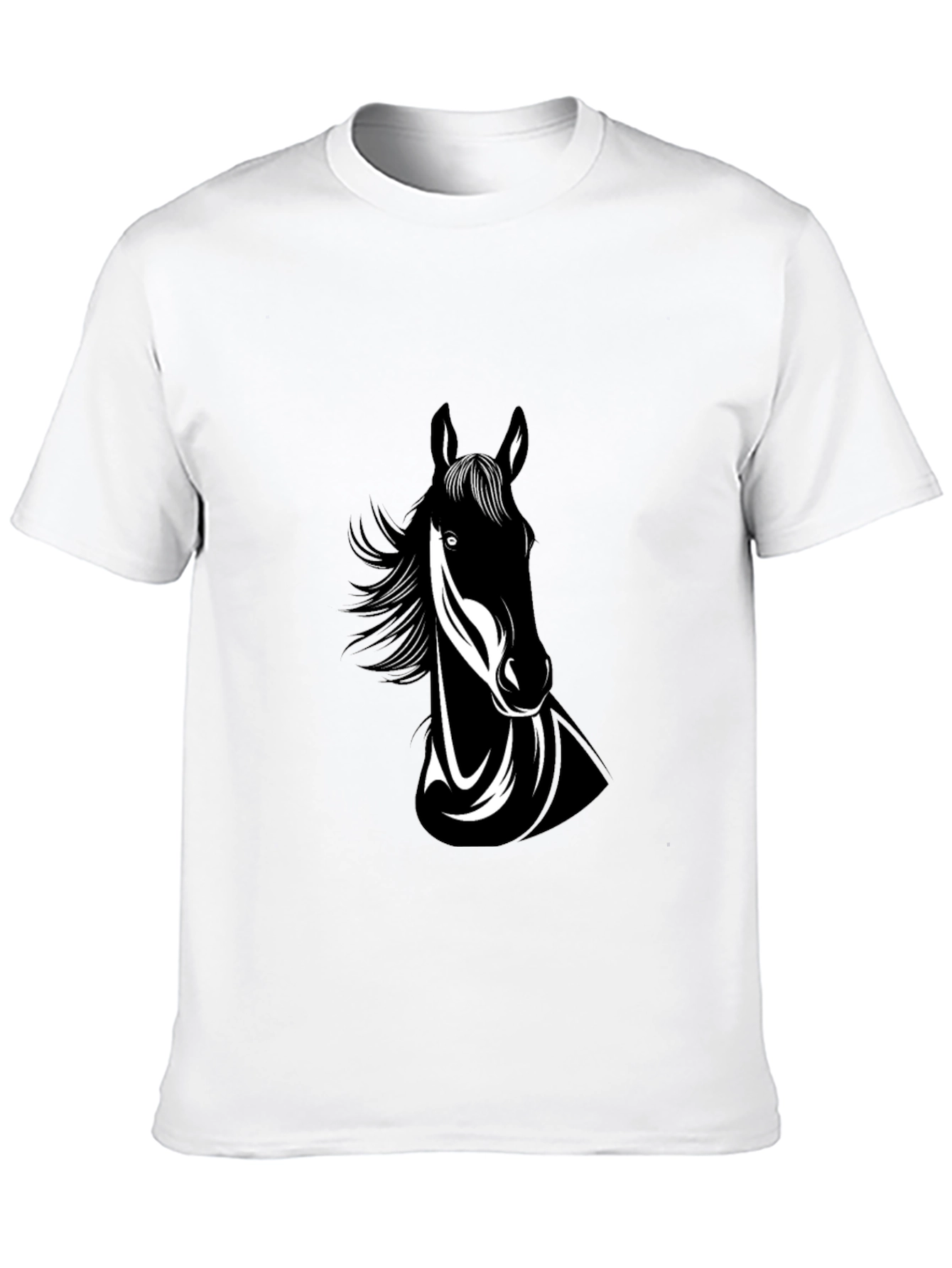 Black Black Horse Graphic Tee - Men's Crew Neck view 10