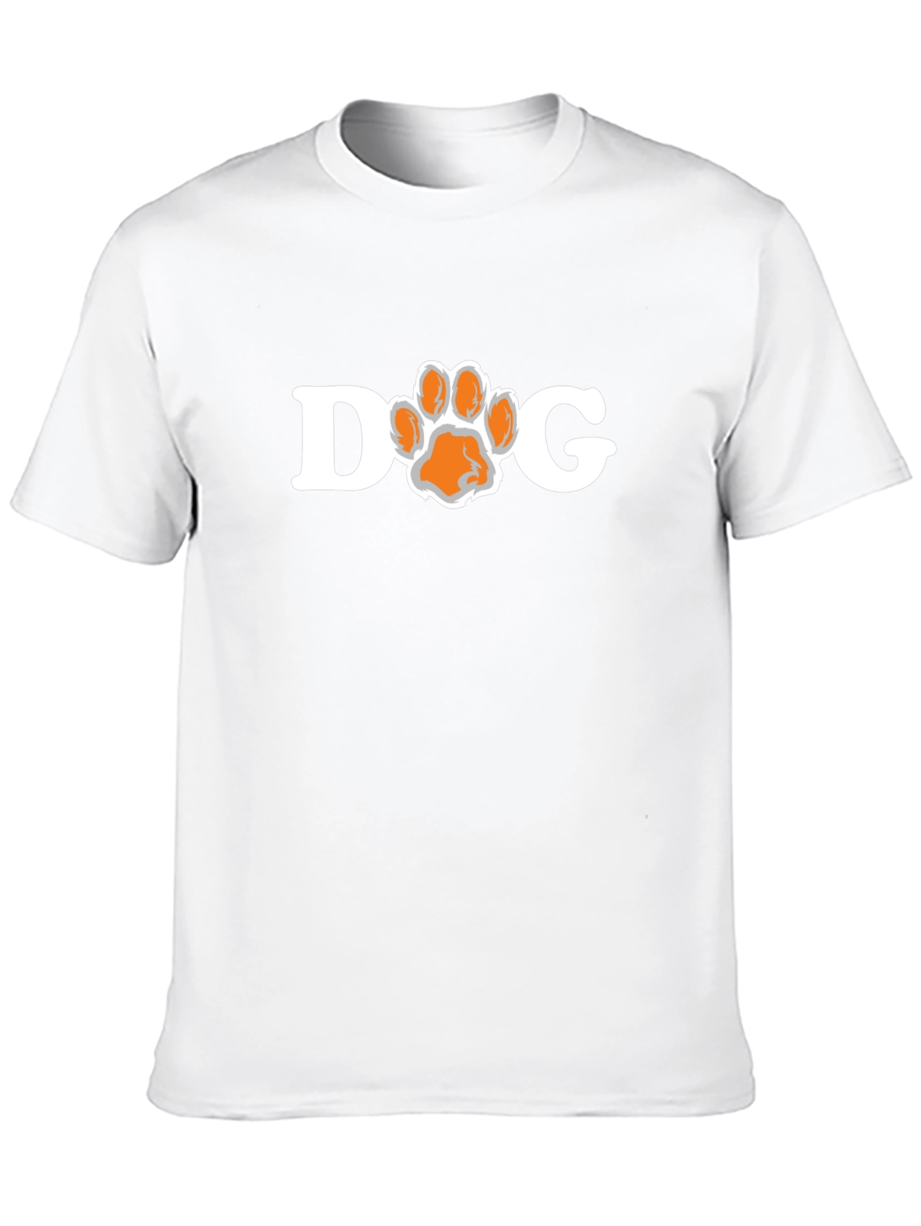 Black Dog Paw Print T-Shirt - Black view 10