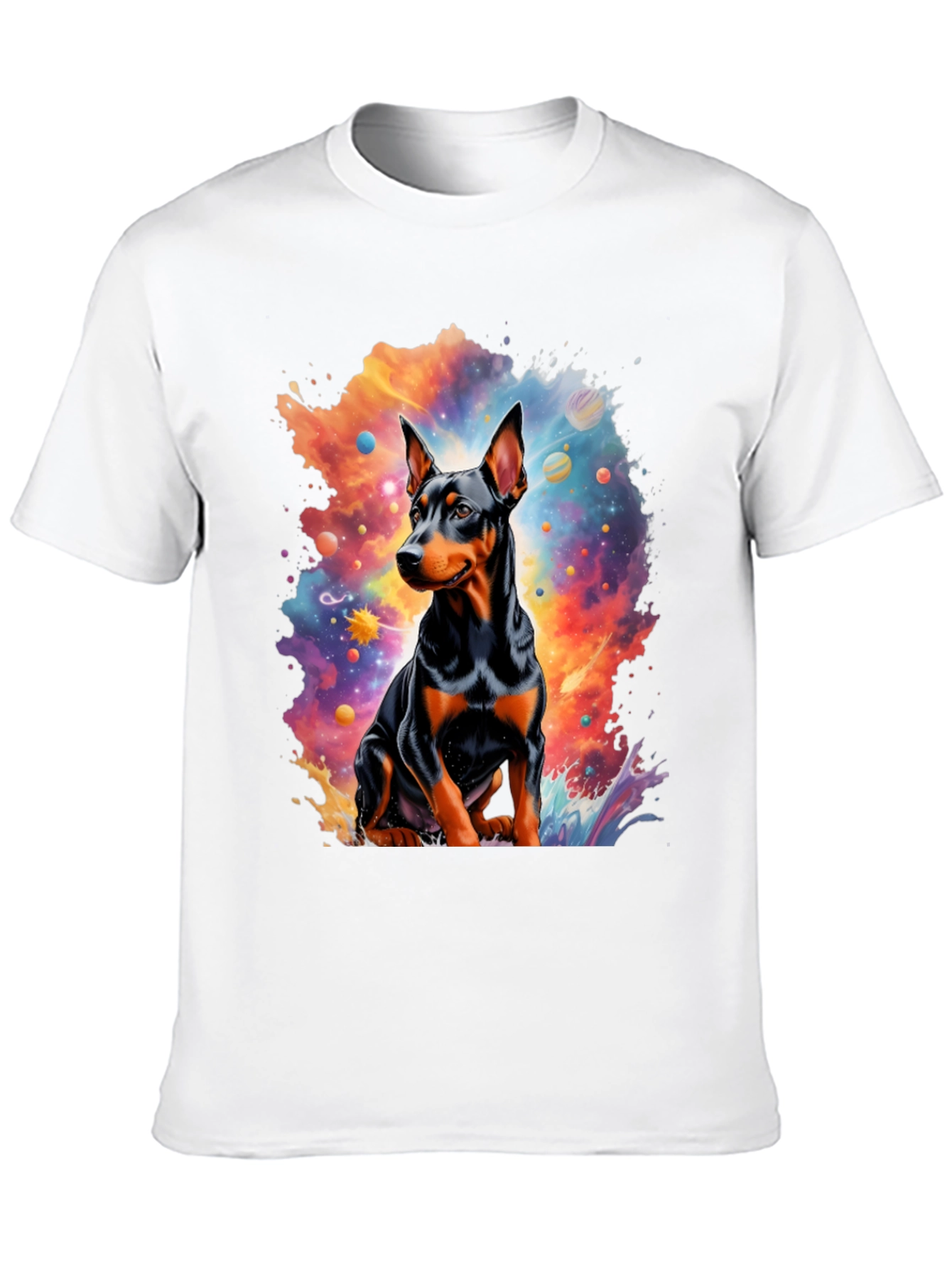 Black Dog Universe Graphic Tee - Men's Black T-Shirt view 10