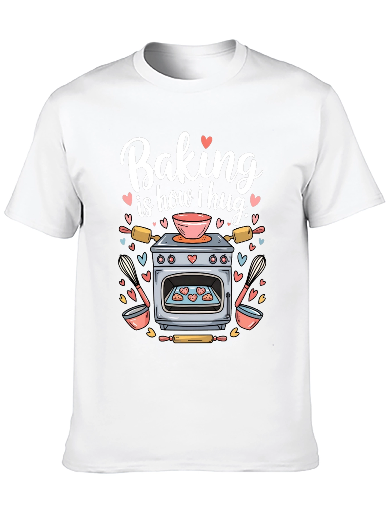 Black Baking Is How I Hug T-Shirt view 10