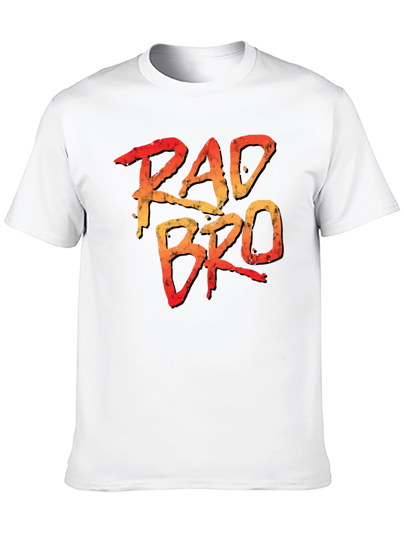 Black Rad Bro Graphic Tee - Cool Retro Style view 10