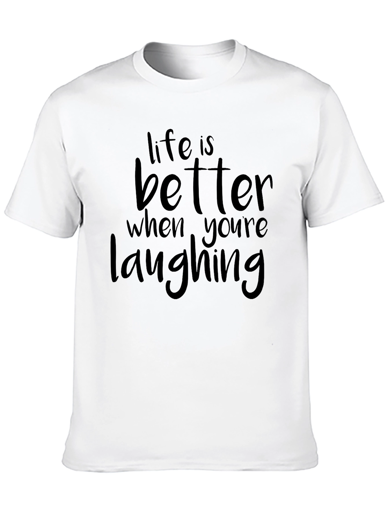 Black Life is Better When You're Laughing Graphic Tee view 10