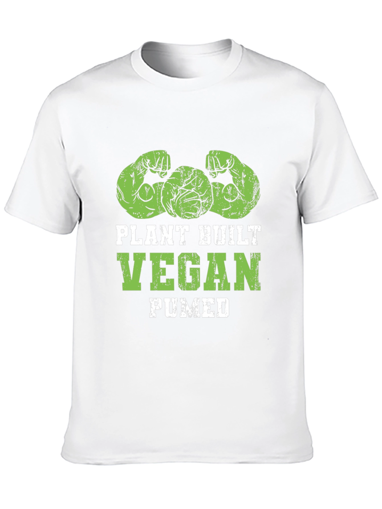 Black Plant Built Vegan Pumped Black T-Shirt view 10