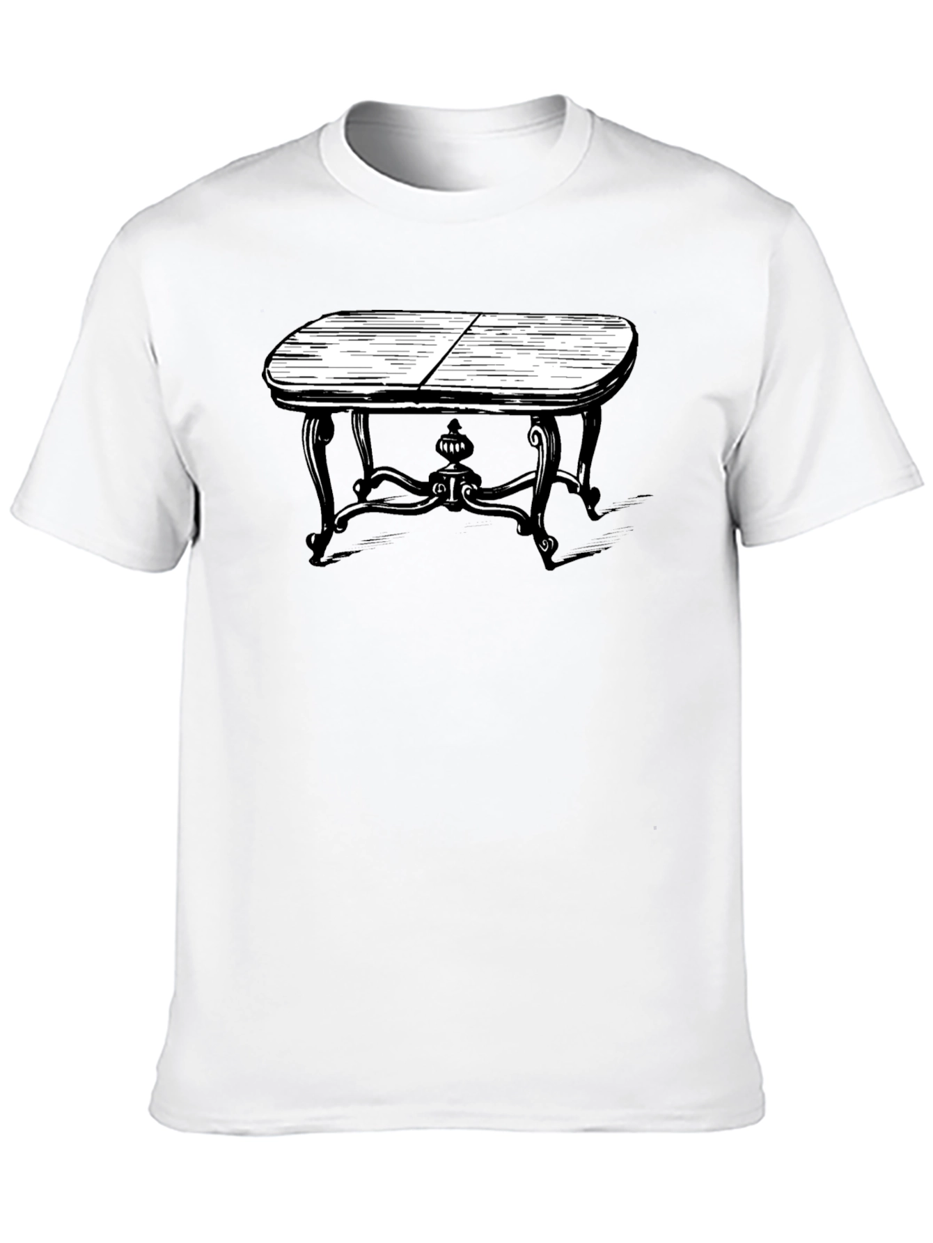 Black Retro Table Graphic Tee - Classic Black view 10