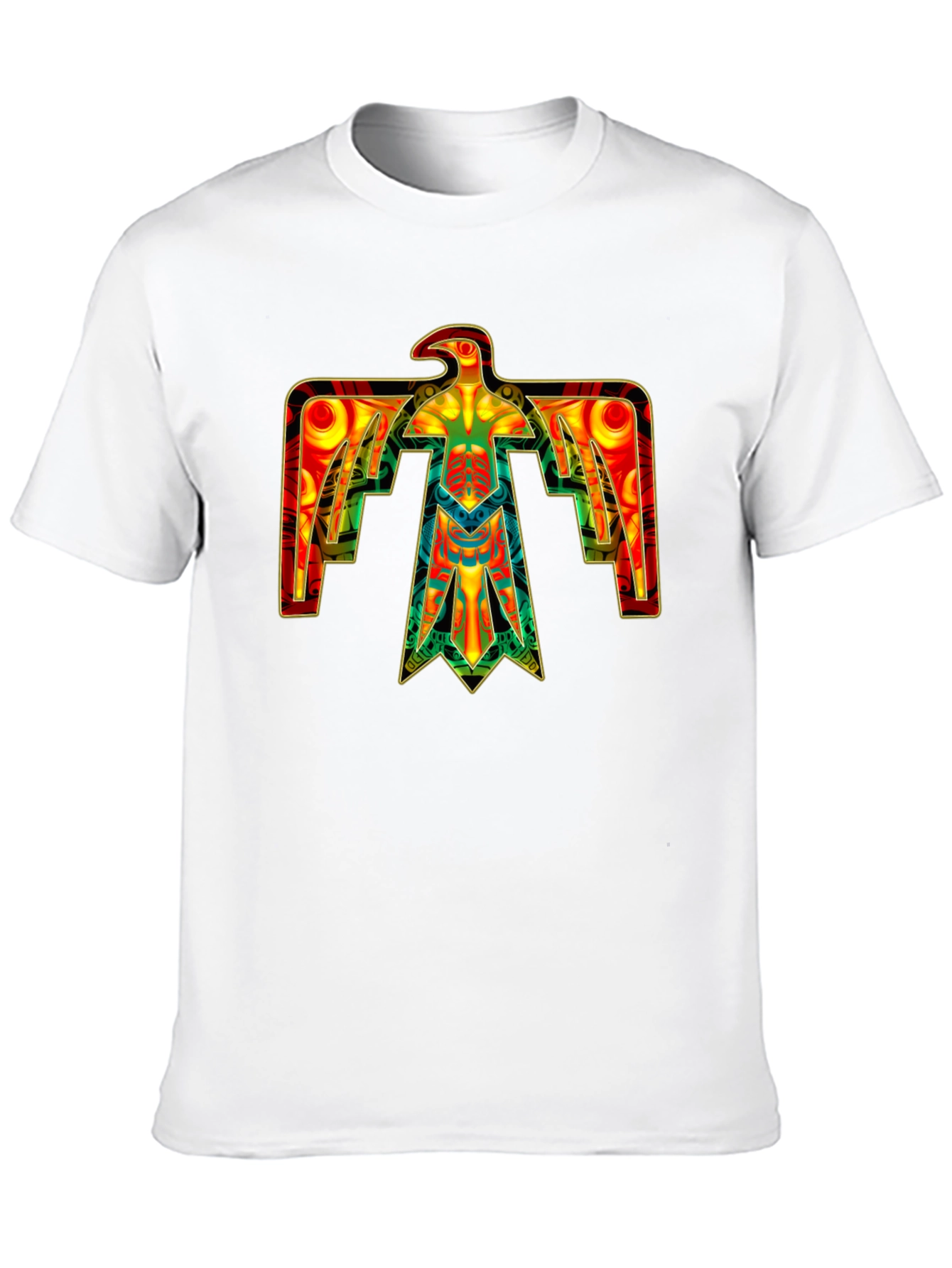 Black Thunderbird Graphic Black T-Shirt view 10