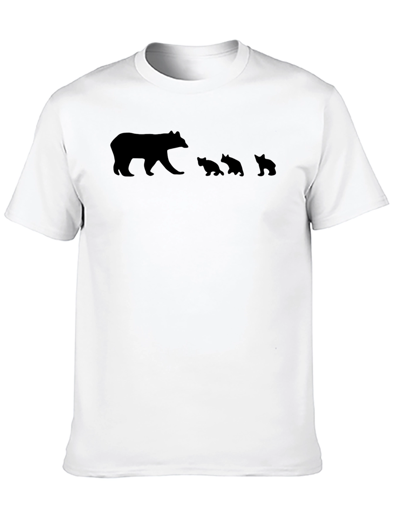 Black Bear Family Graphic T-Shirt view 10