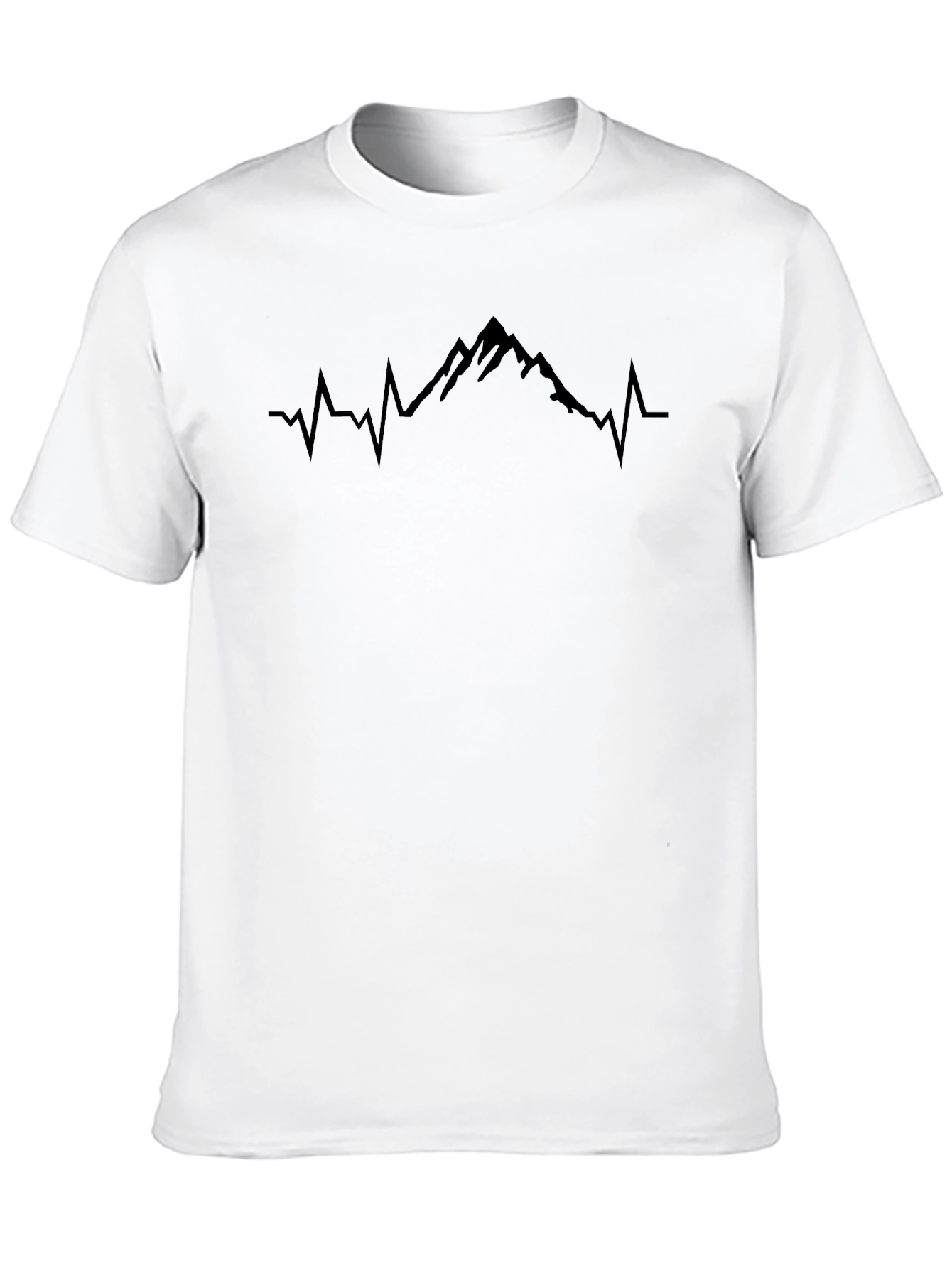 Black Mountain Heartbeat T-Shirt - Black view 10