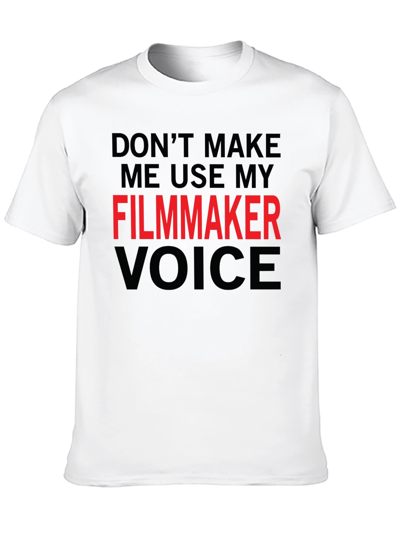 Black Filmmaker Voice T-Shirt - Funny Movie Director Tee view 10