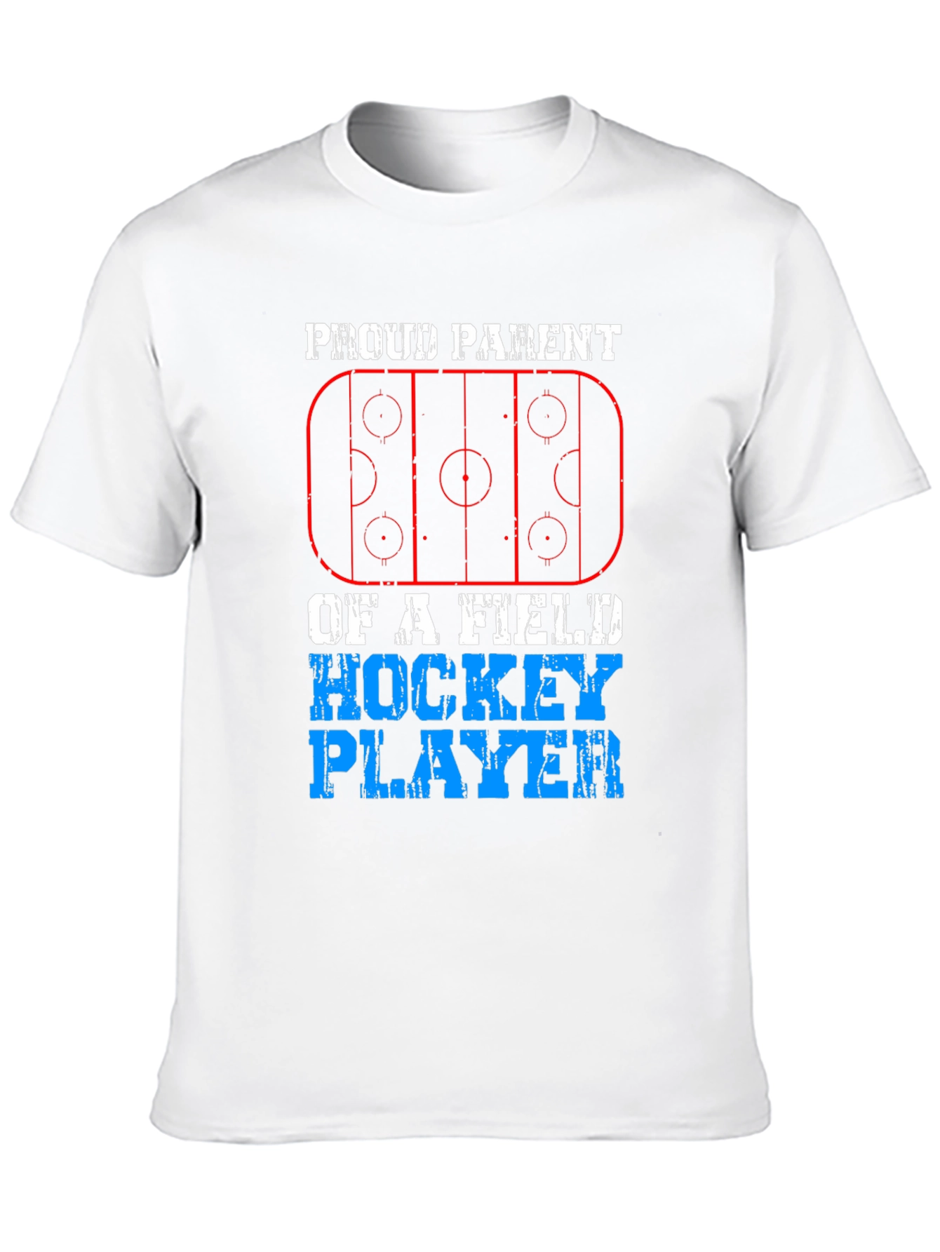 Black Proud Parent Field Hockey Player Black T-Shirt view 10