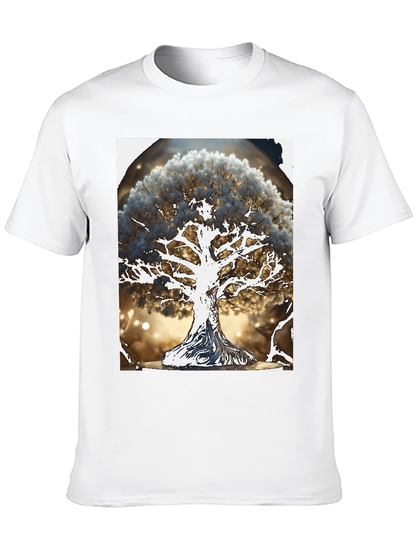 Black Tree of Life Graphic Tee - Unique Nature Design view 10