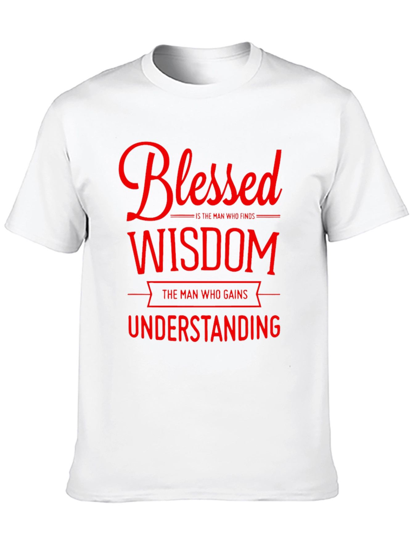 Black Blessed Wisdom Graphic T-Shirt view 10