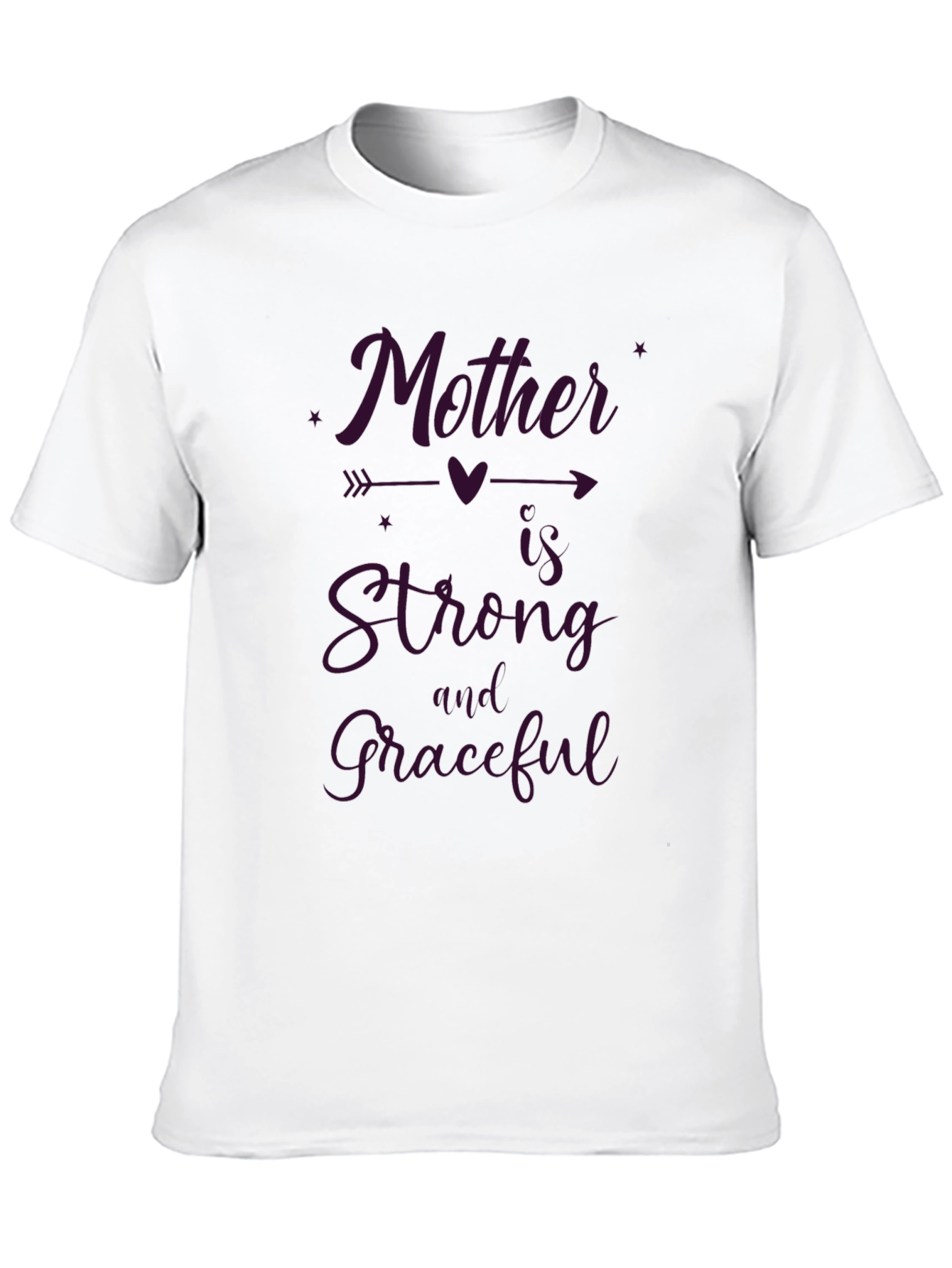 Black Mother is Strong and Graceful T-Shirt - Black view 10