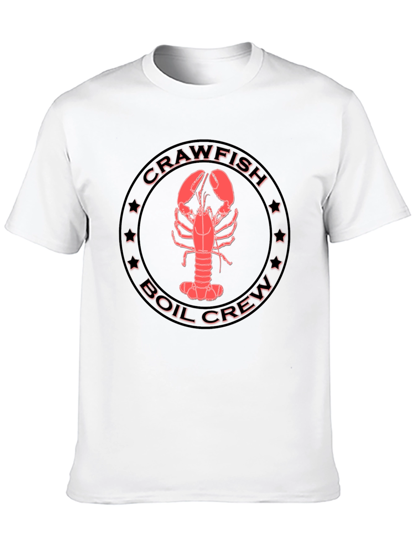 Black Crawfish Boil Crew Graphic T-Shirt view 10