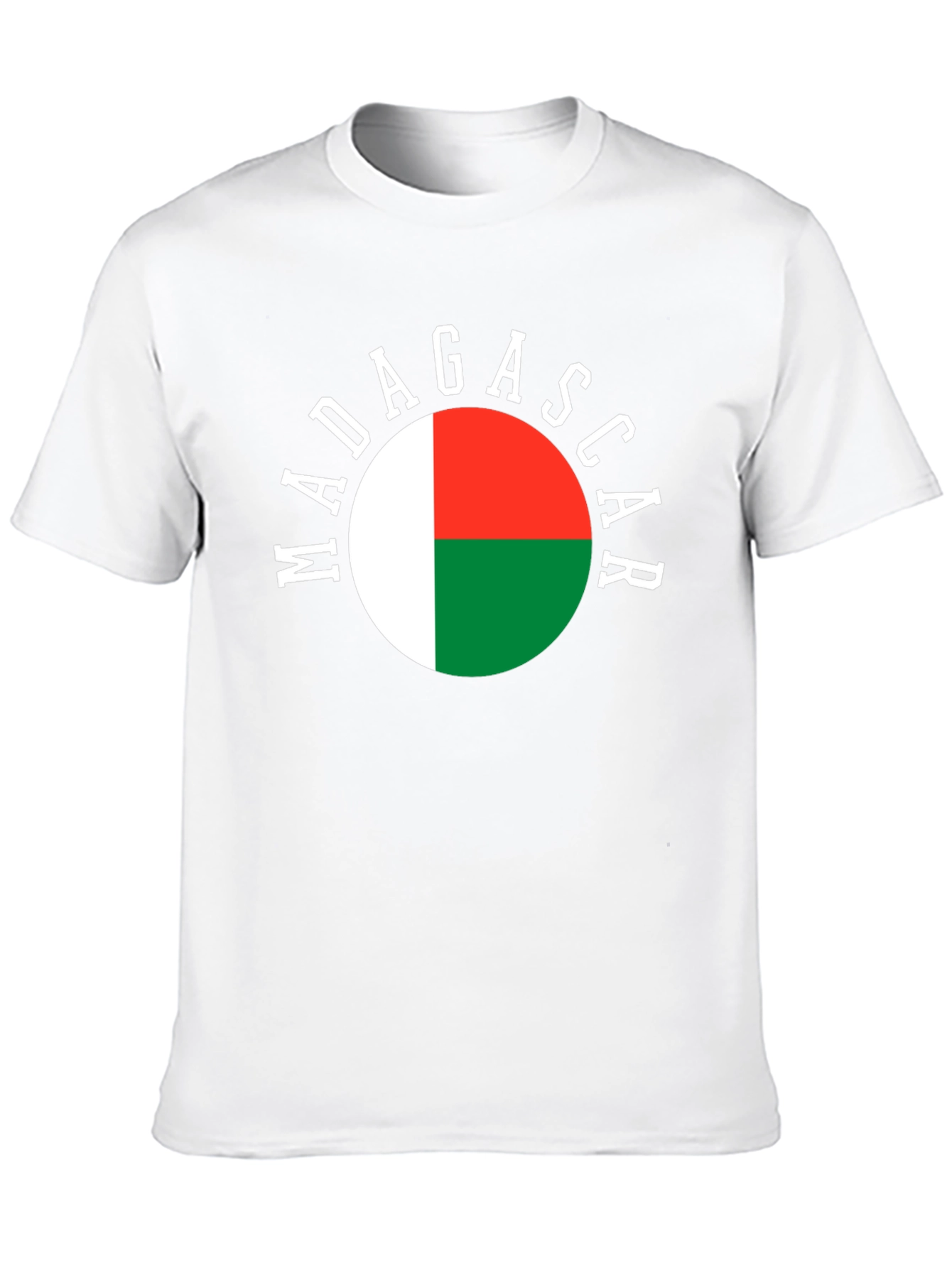 Black Madagascar Flag T-Shirt - Graphic Tee for Country Pride view 10