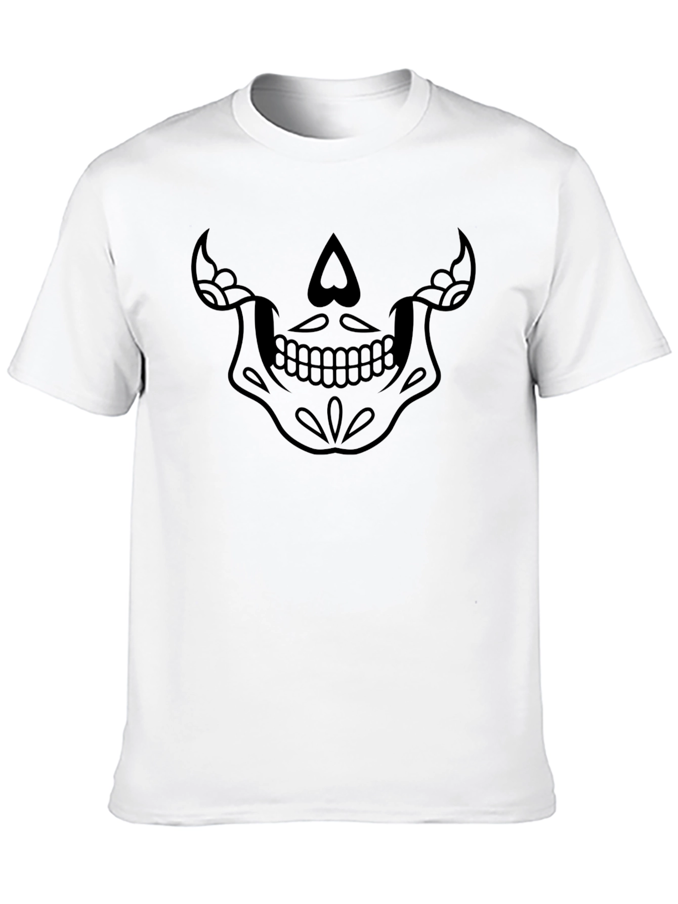 Black Black Sugar Skull T-Shirt view 10