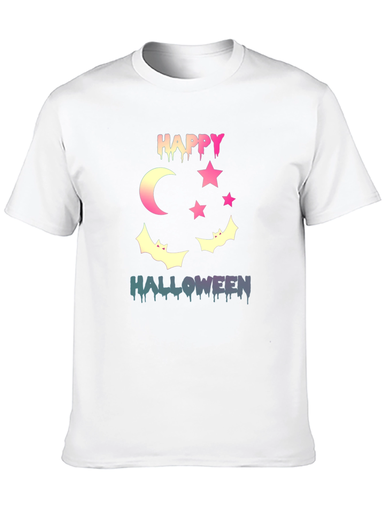 Black Happy Halloween Graphic T-Shirt view 10