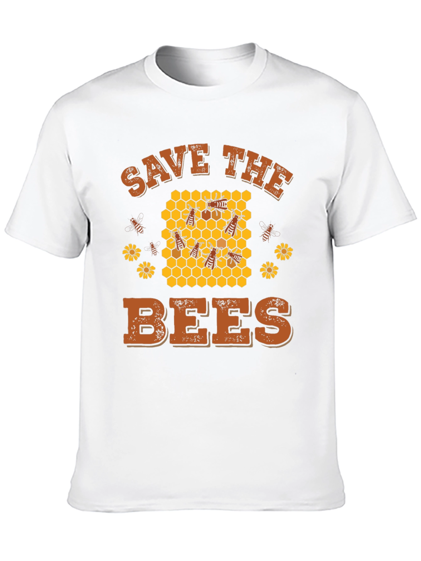 Black Save the Bees Graphic Tee - Black view 10