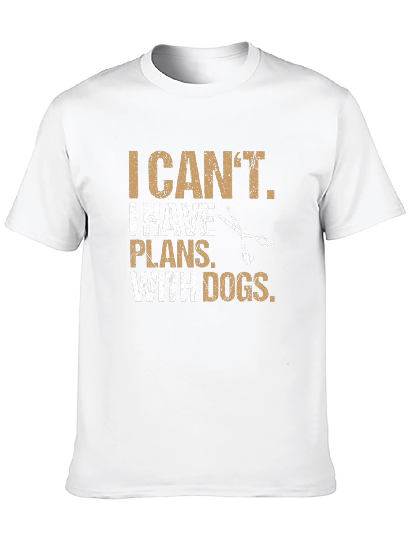 Black Funny Dog Groomer T-Shirt: I Can't, Plans With Dogs view 10