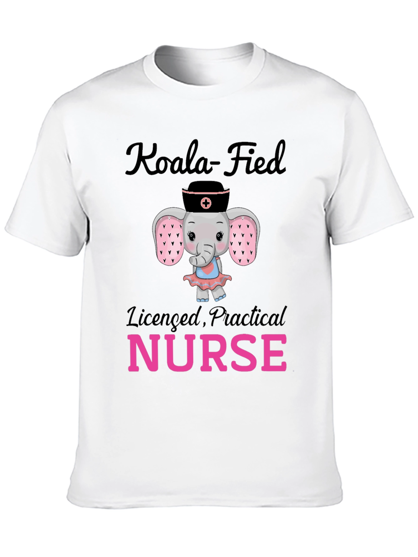 Black Koala-Fied Licensed Practical Nurse T-Shirt view 10