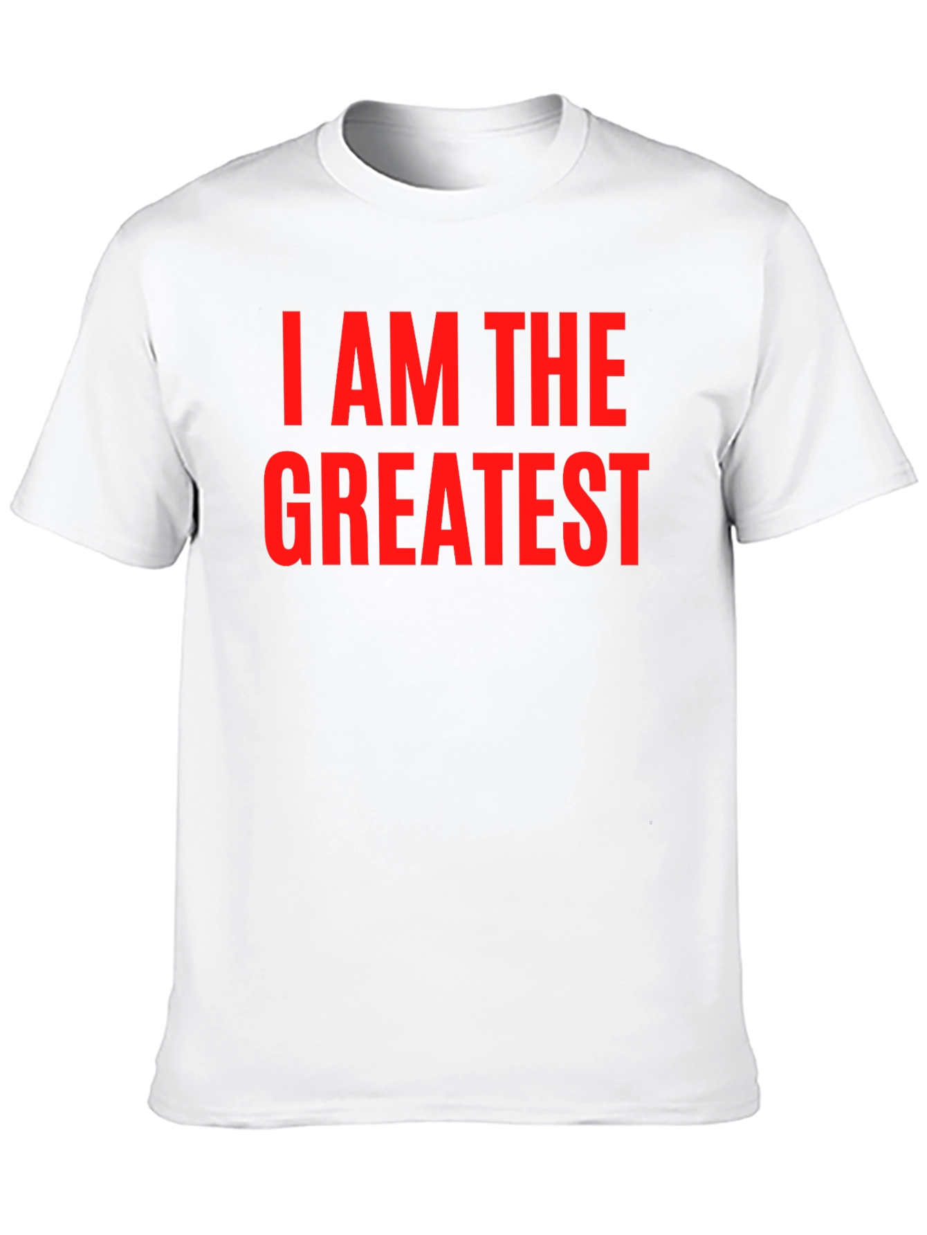 Black I AM THE GREATEST T-Shirt view 10