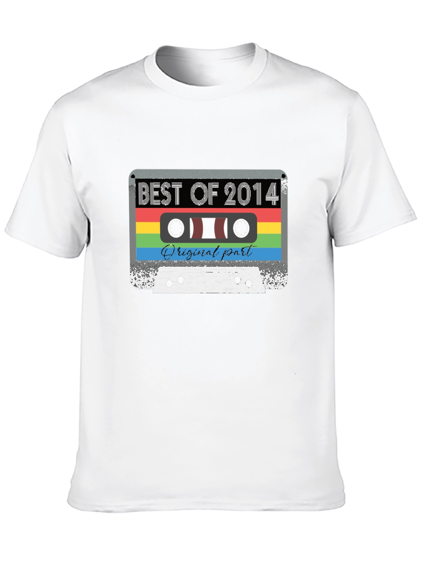 Black Best of 2014 Cassette Tape Graphic T-Shirt view 10