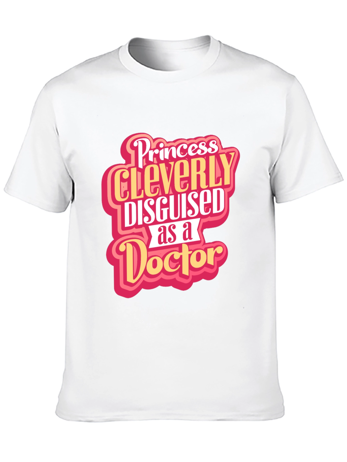 Black Princess Cleverly Disguised as a Doctor T-Shirt view 10