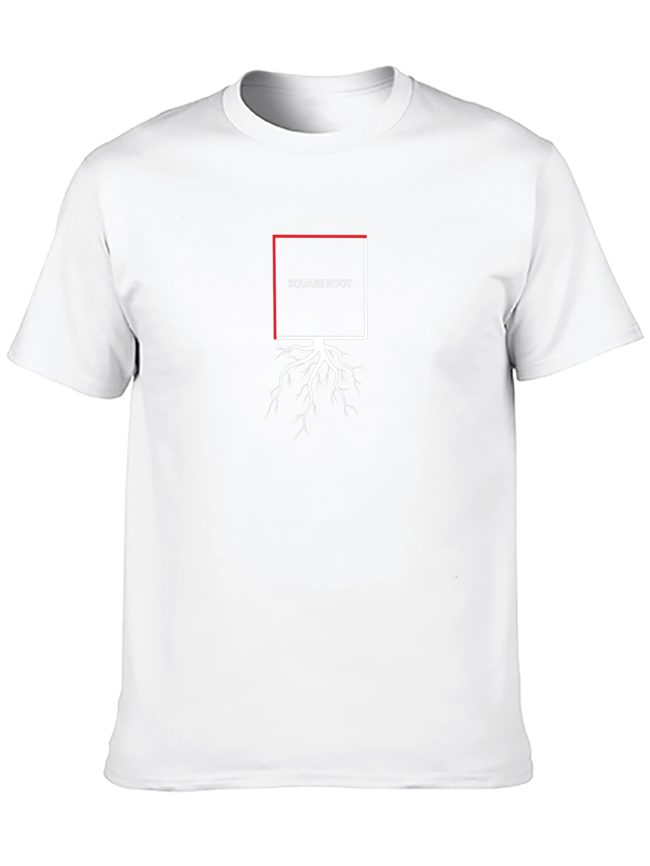 Black Square Root Graphic Tee - Math Humor T-Shirt view 10