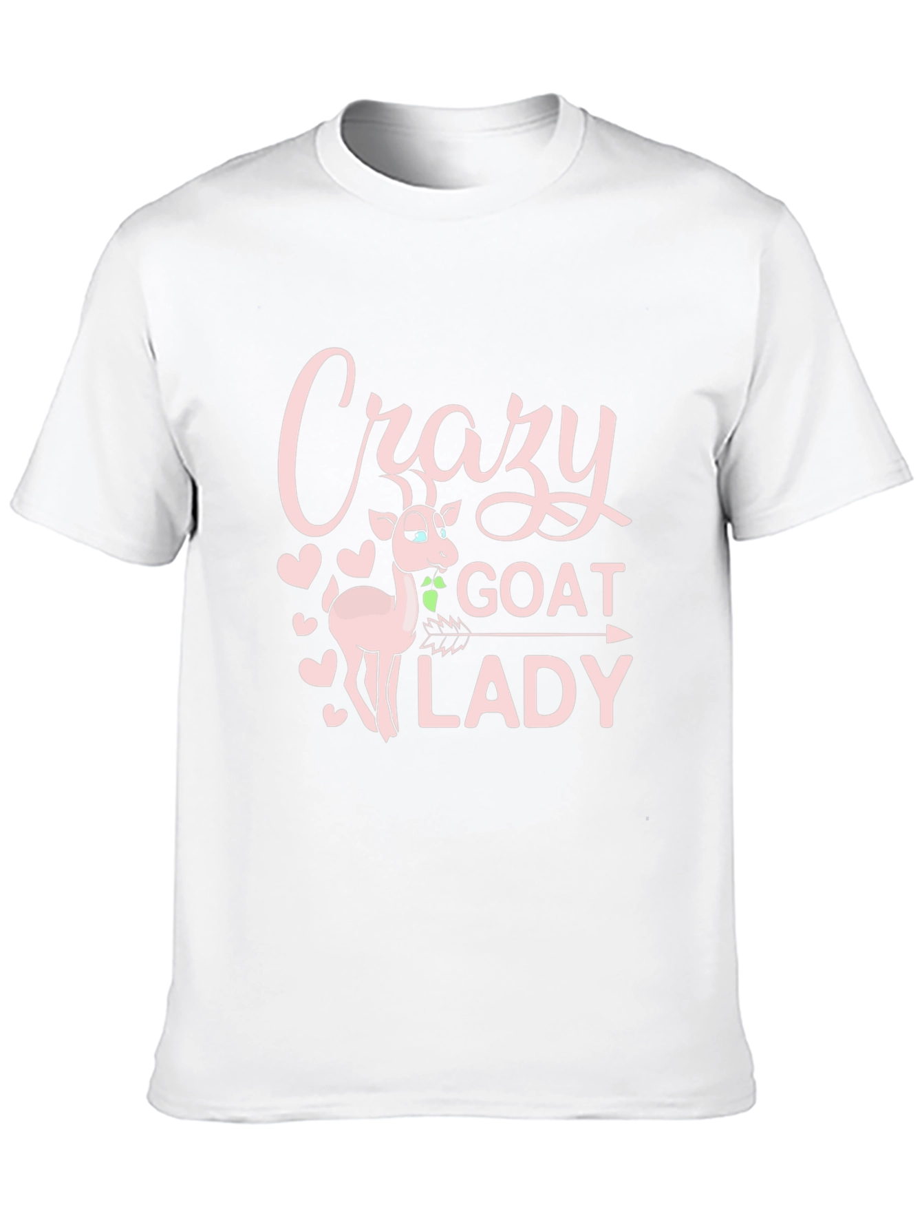 Black Crazy Goat Lady Graphic Tee - Black view 10