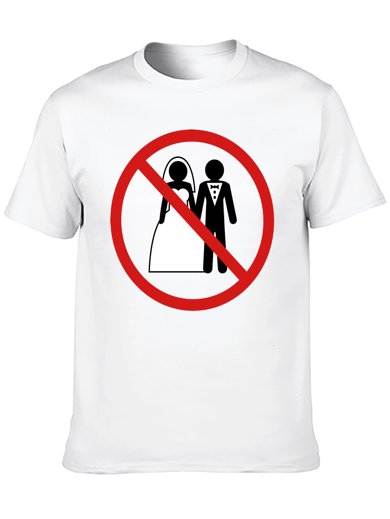 Black Anti-Marriage Graphic Tee - Black view 10
