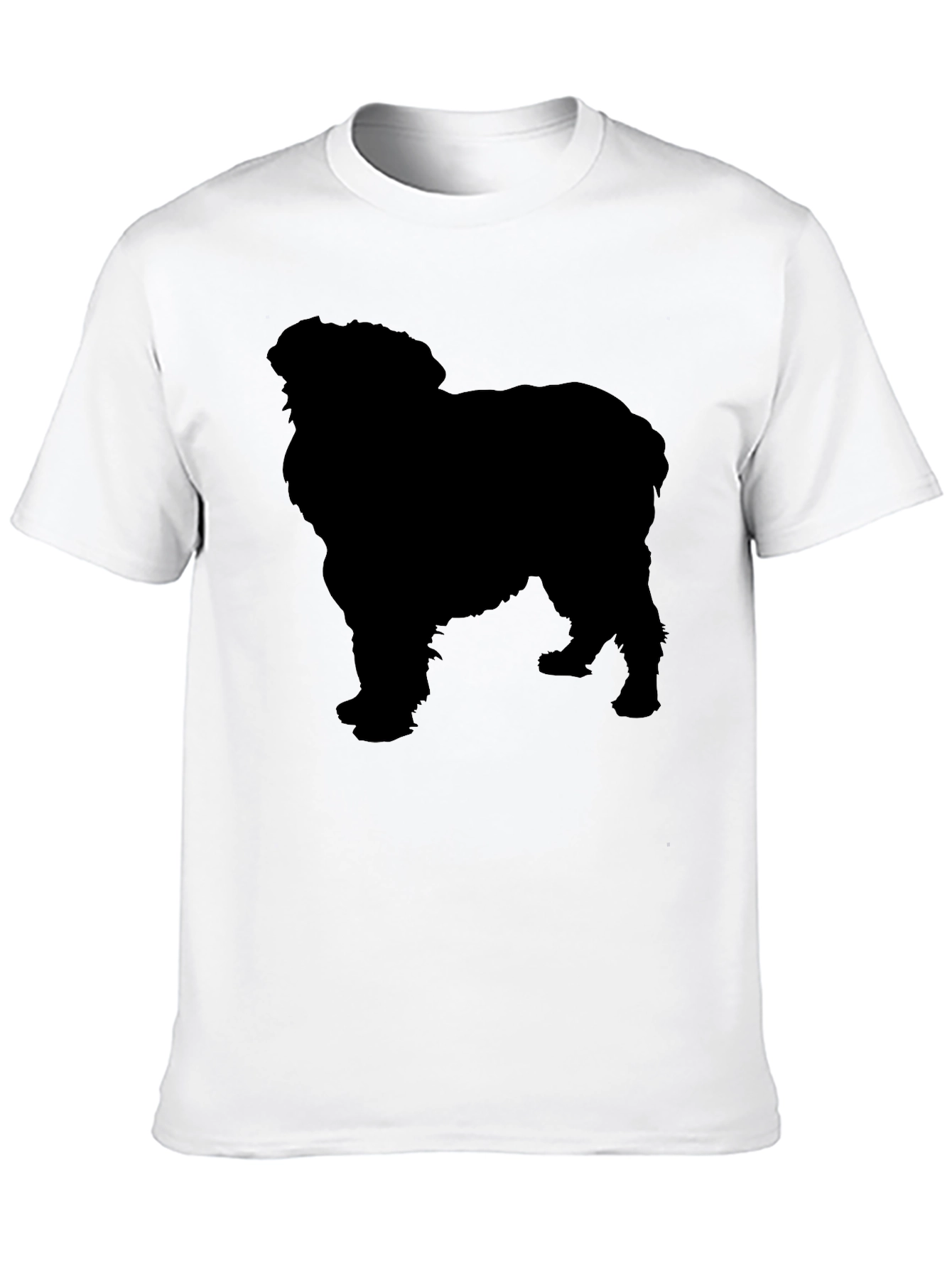 Black Black Dog Silhouette Graphic T-Shirt view 10