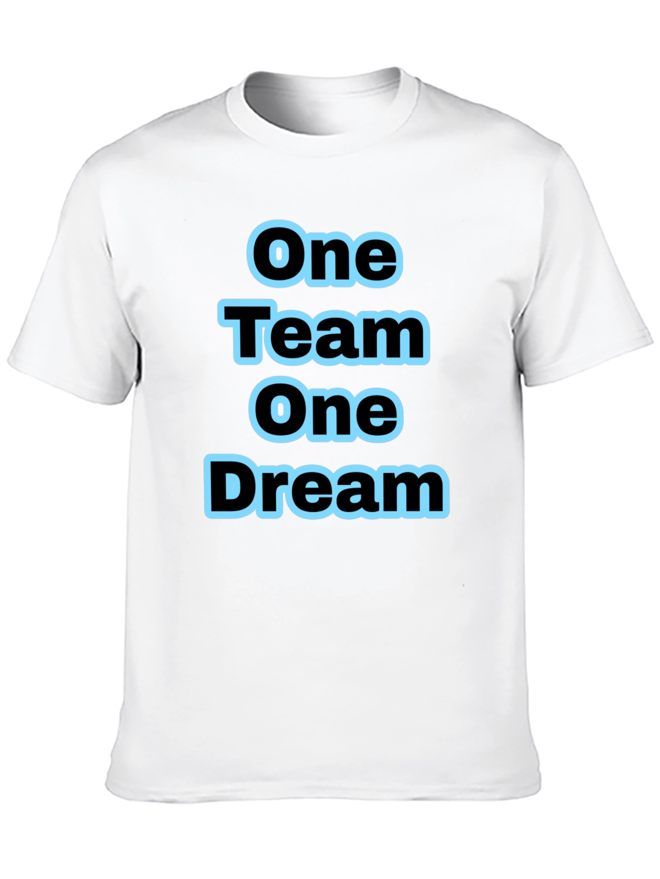 Black One Team One Dream Black Graphic Tee view 10
