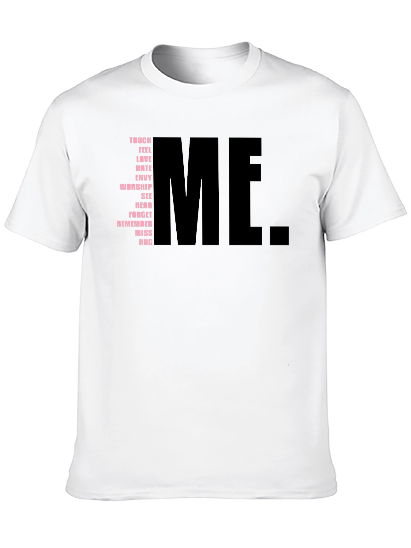 Black Touch Me Graphic Tee - Expressive Statement Shirt view 10