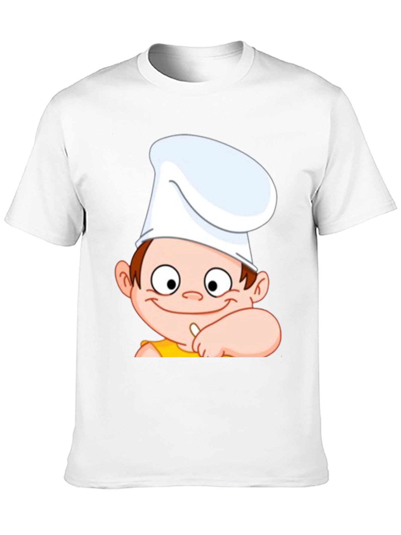 Black Chef Cartoon Graphic Tee - Fun & Unique Design view 10