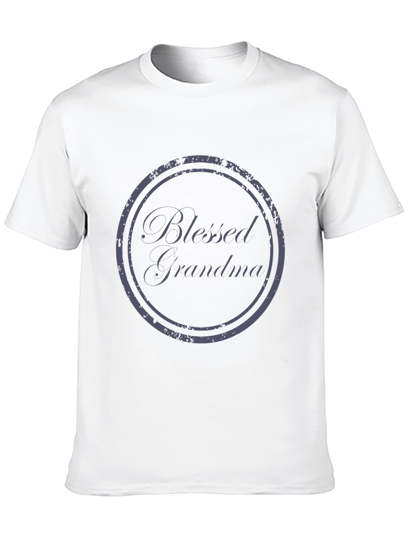 Black Blessed Grandma Graphic Tee - Soft Cotton T-Shirt view 10