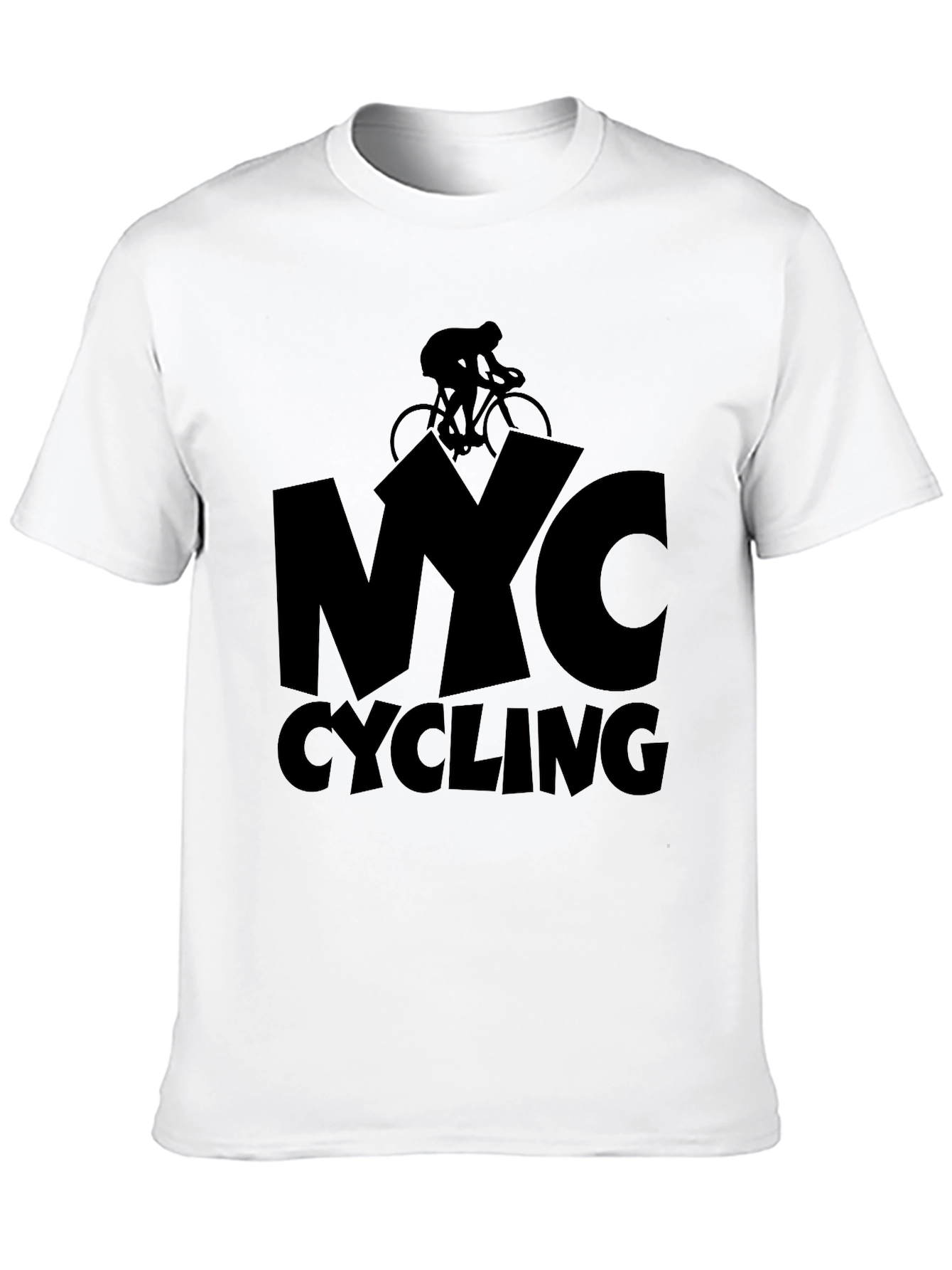 Black NYC Cycling Black T-Shirt view 10
