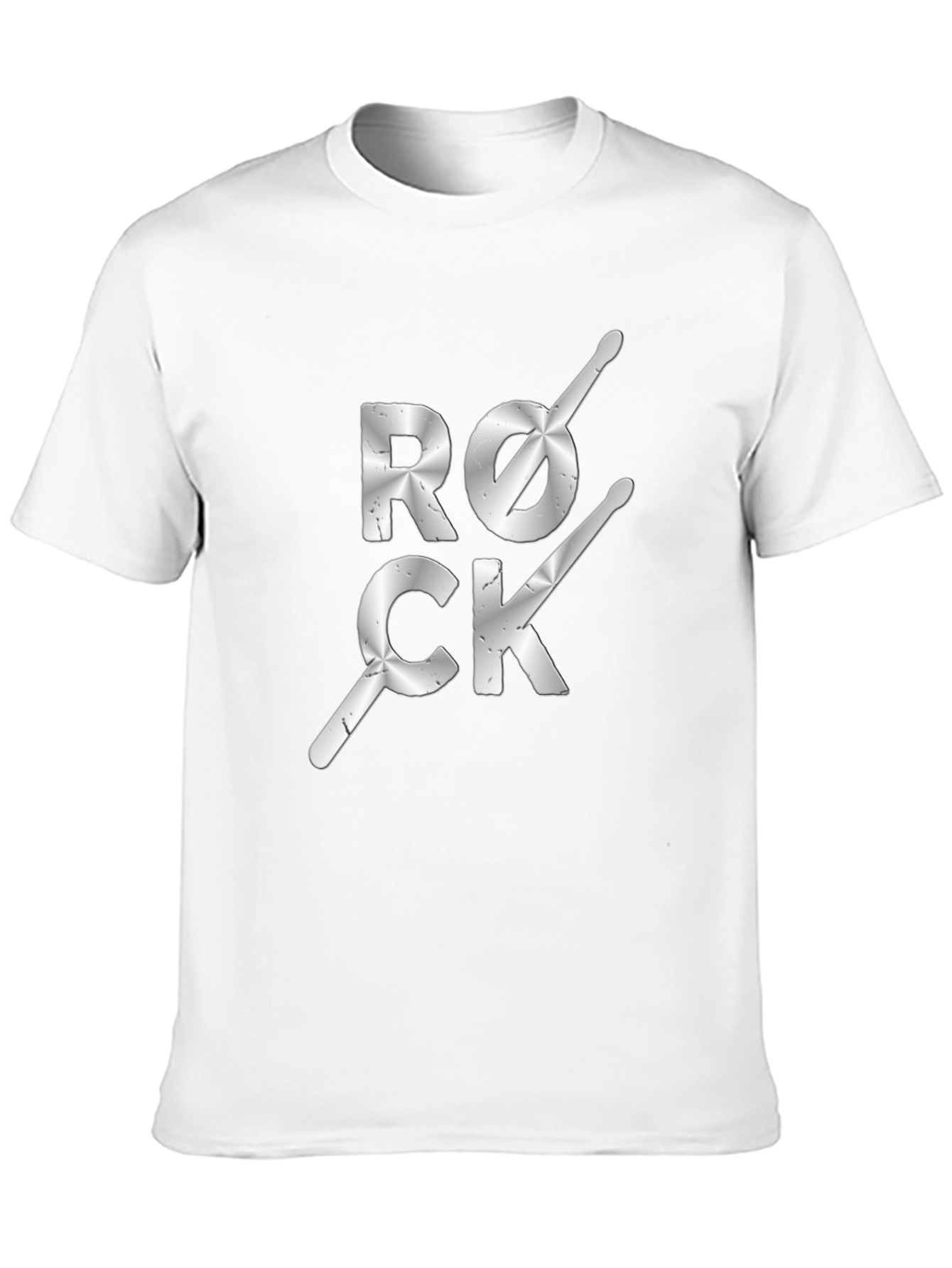 Black Rock Drummer T-Shirt - Music Lover Tee view 10