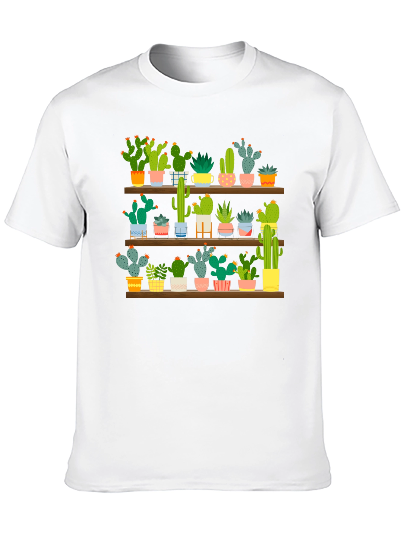 Black Cactus Shelf Graphic T-Shirt view 10