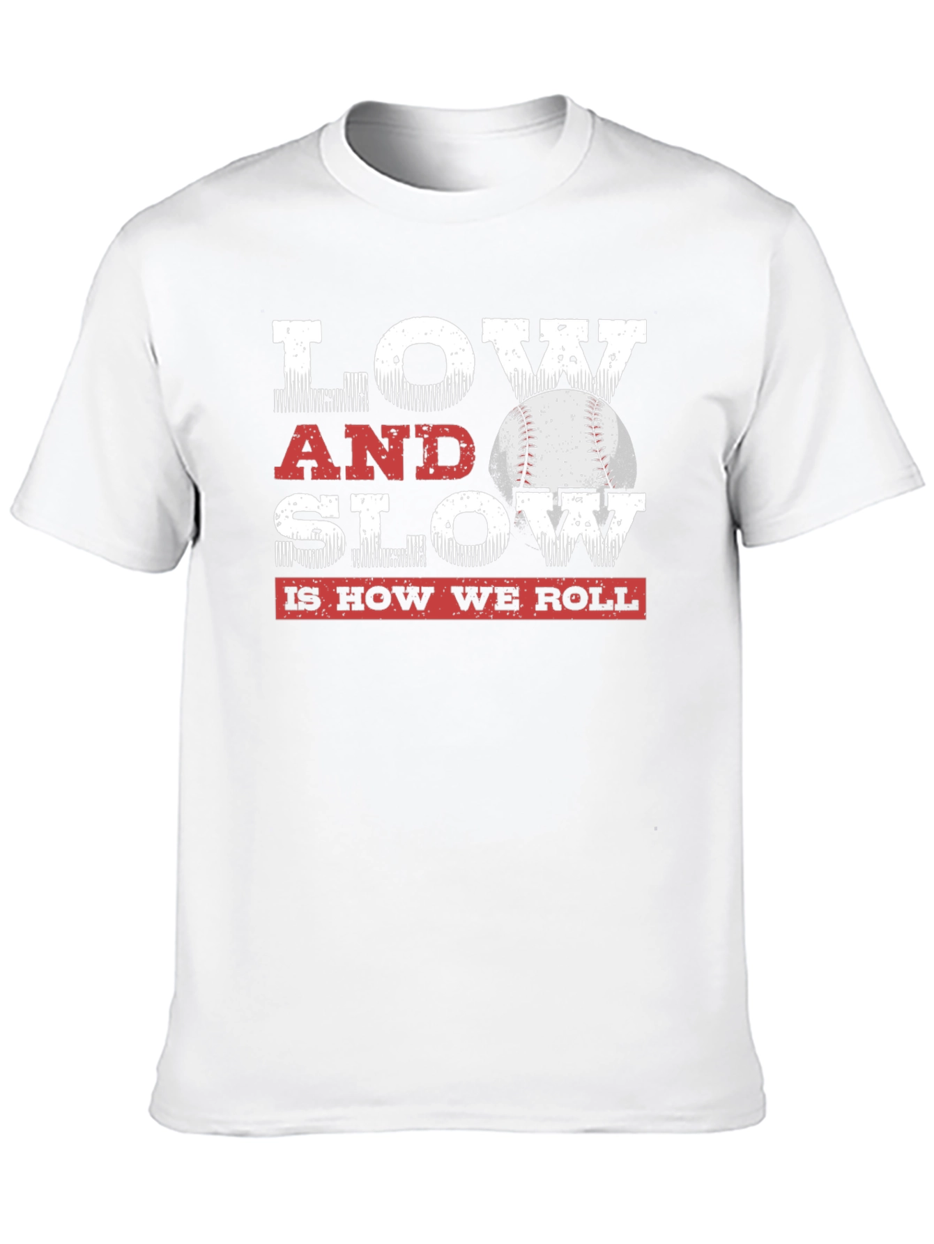 Black Low & Slow Baseball T-Shirt view 10