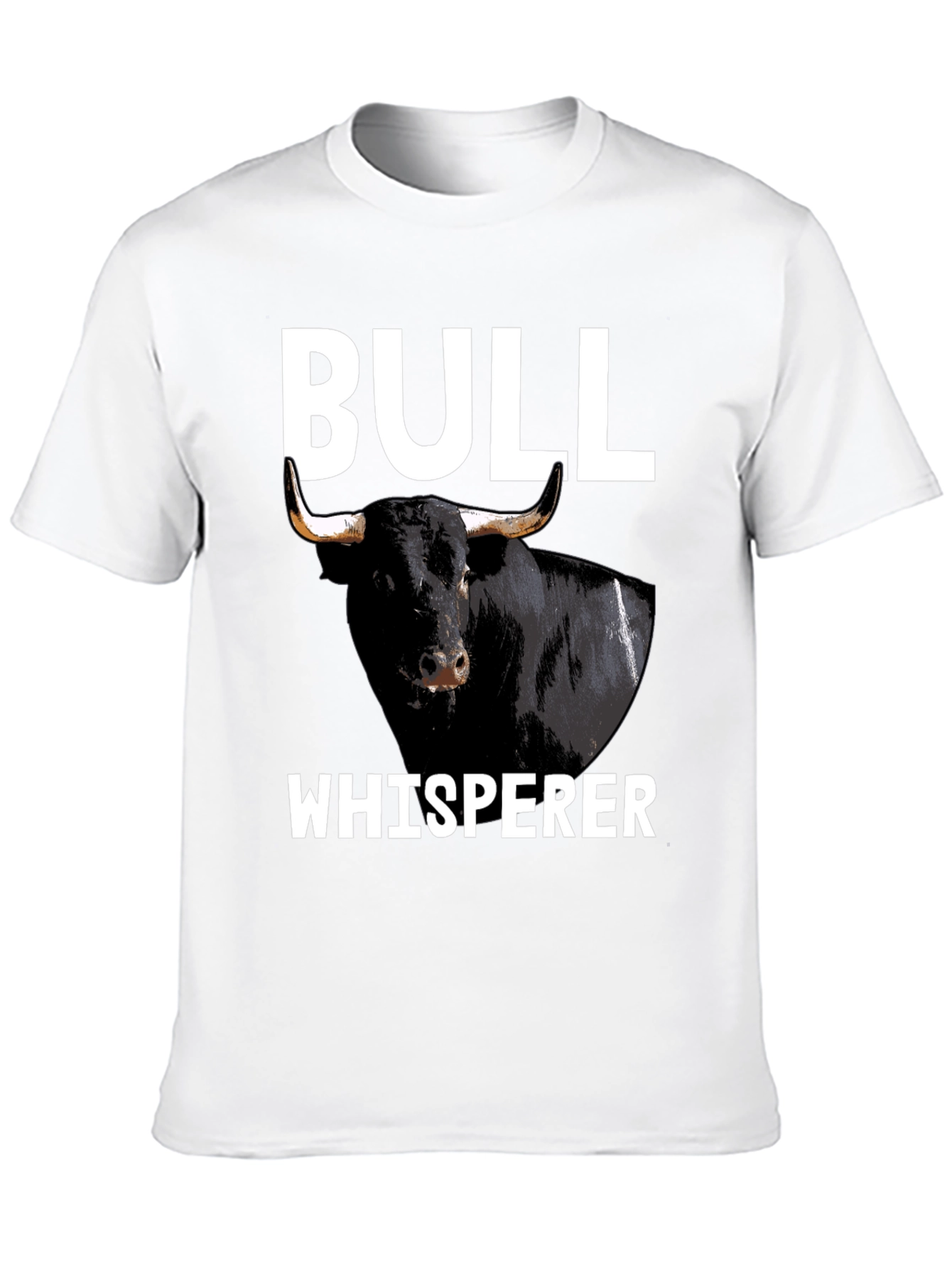 Black Bull Whisperer T-Shirt - Black Graphic Tee view 10