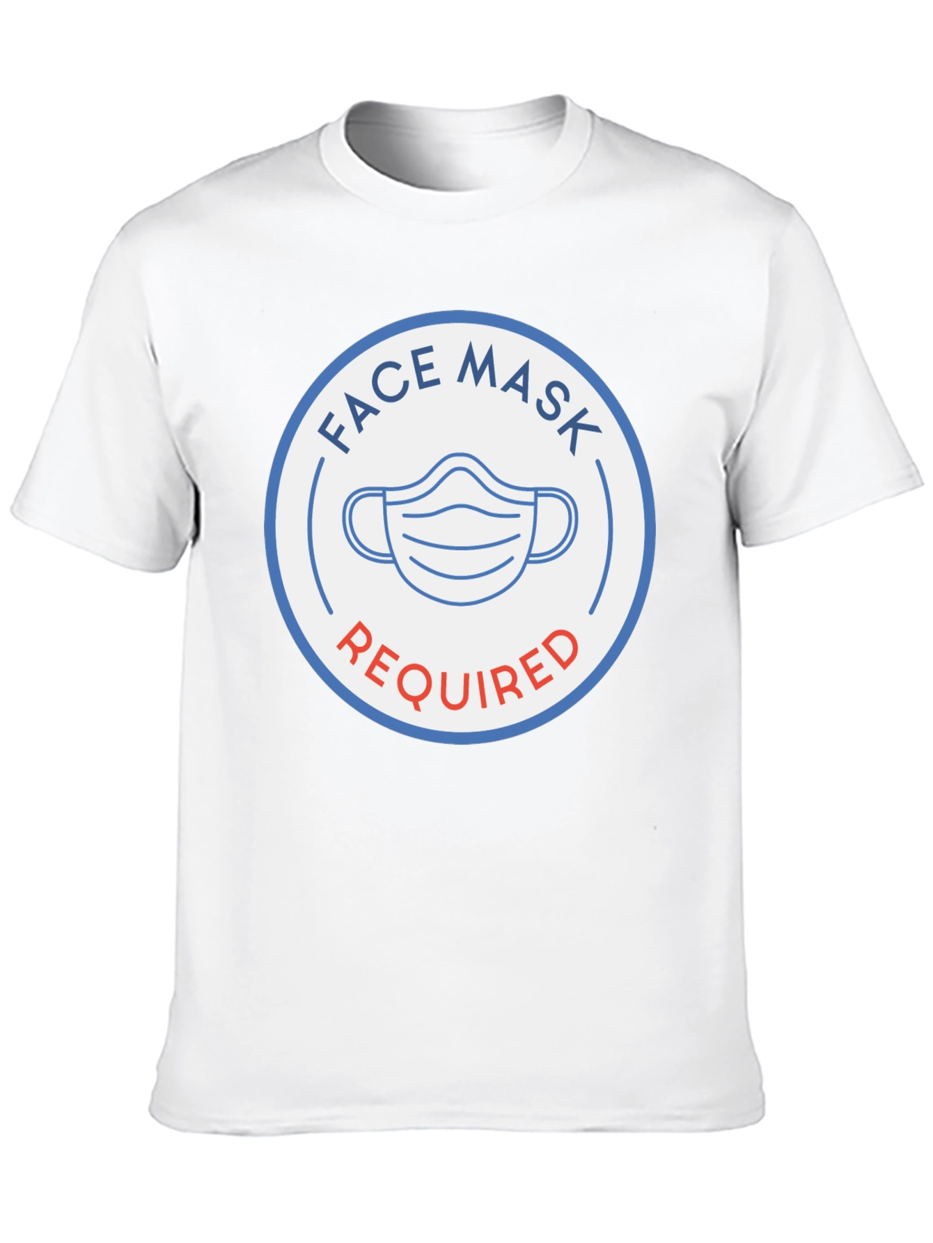 Black Face Mask Required Graphic T-Shirt - Stay Safe & Stylish view 10