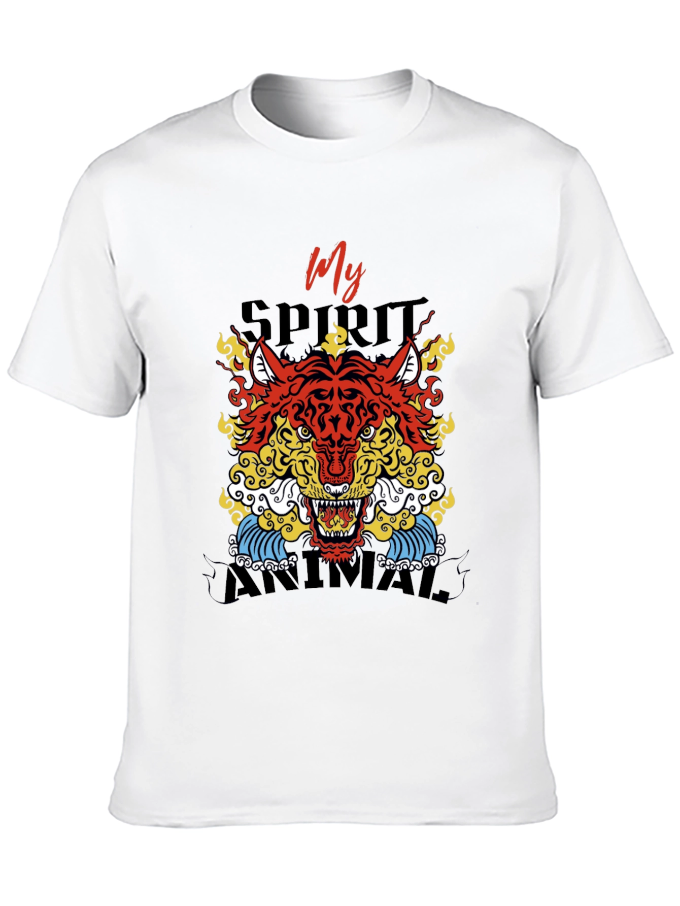 Black My Spirit Animal Graphic T-Shirt view 10