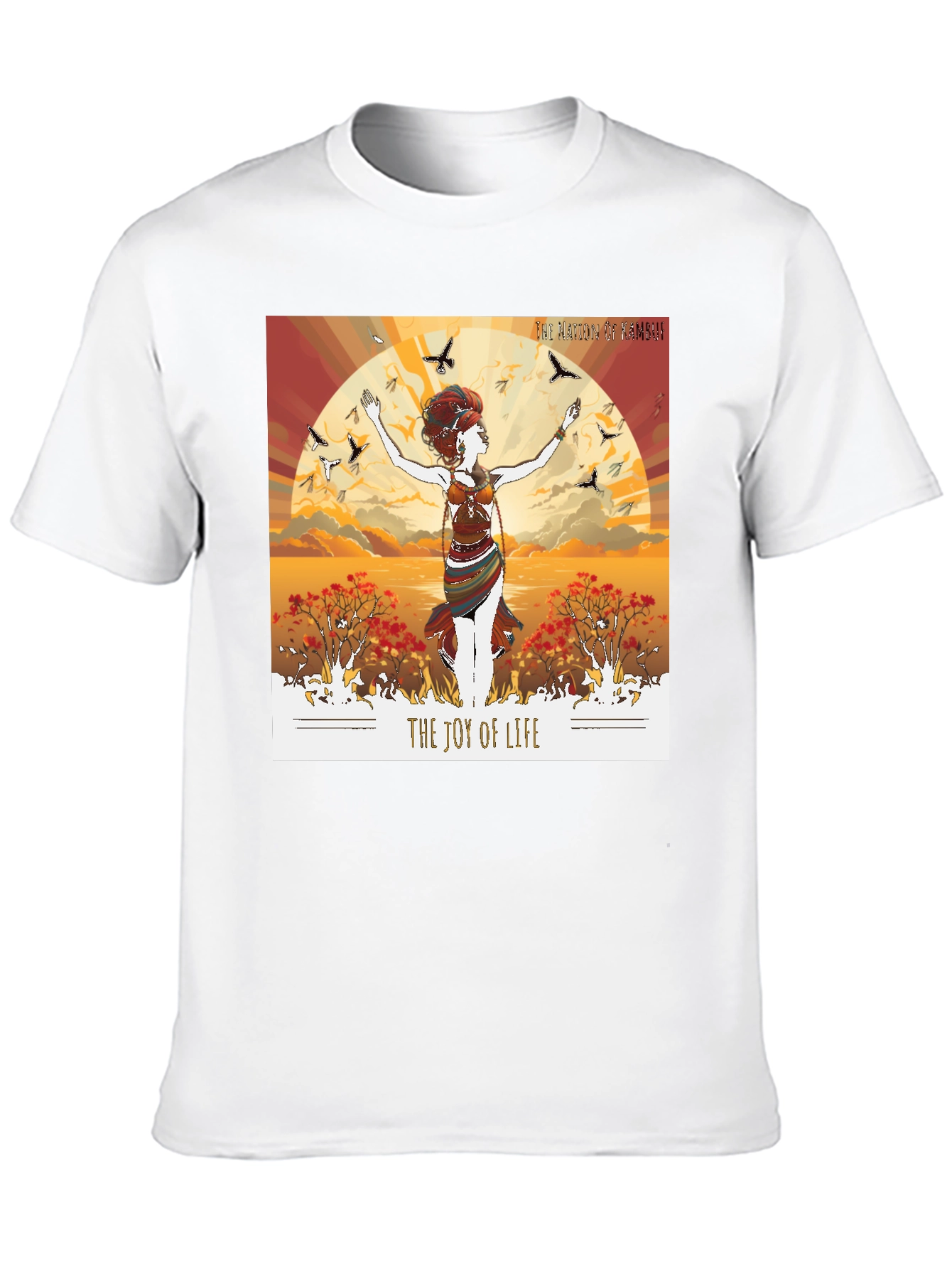 Black The Joy Of Life Graphic T-Shirt view 10