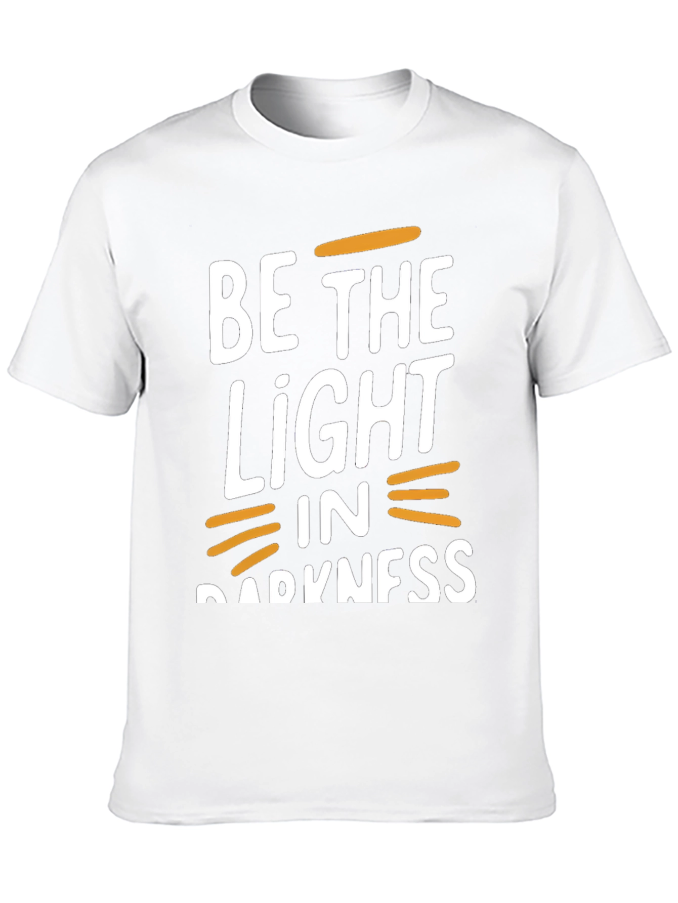 Black Be The Light In Darkness Graphic T-Shirt view 10