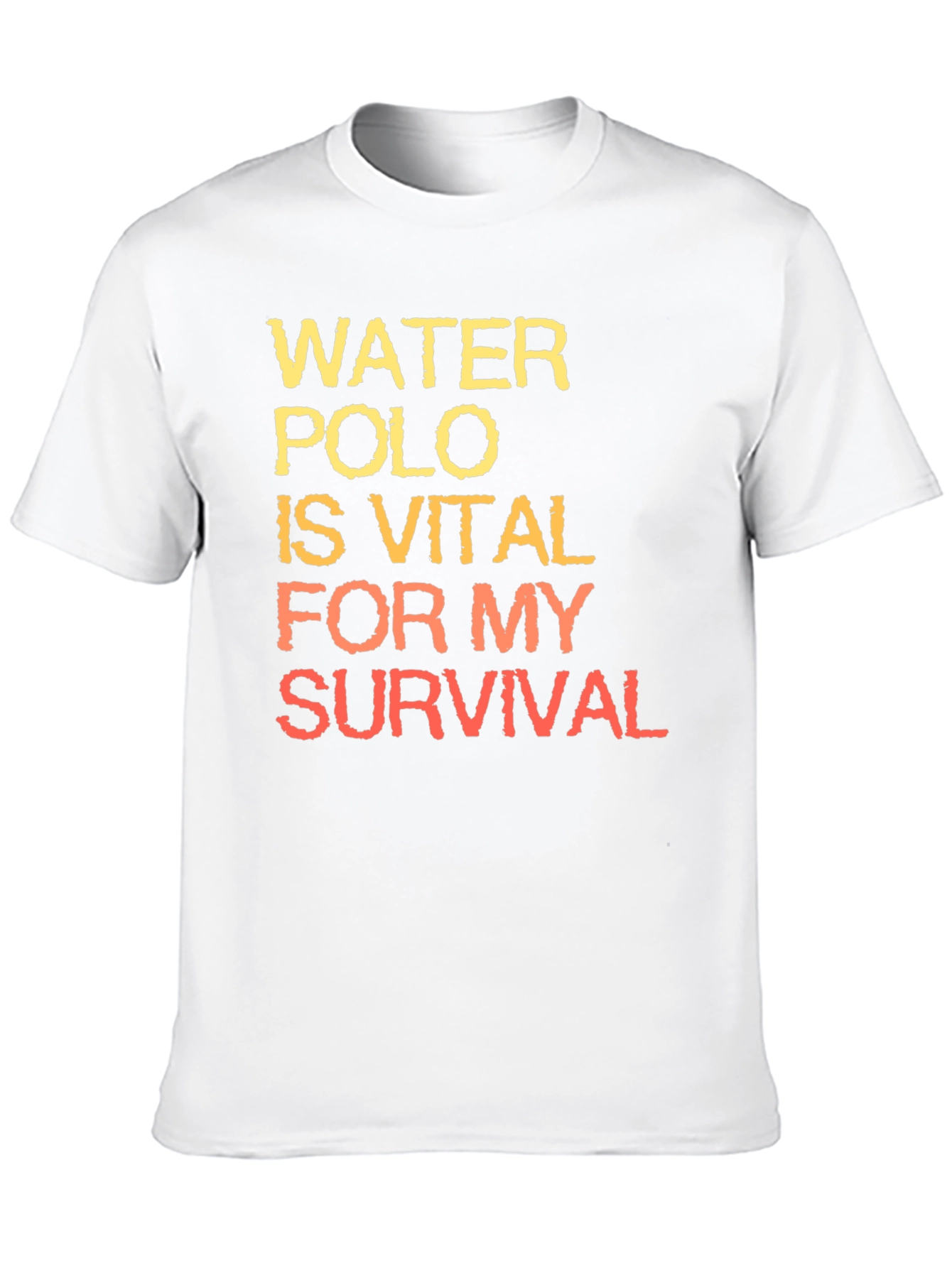 Black Water Polo is Vital T-Shirt view 10