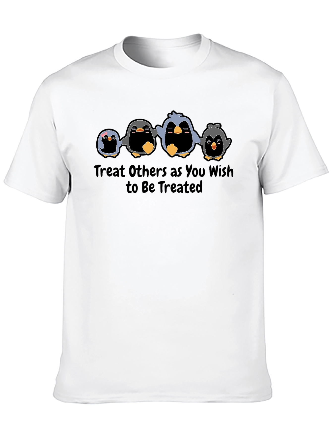 Black Penguin Treat Others Graphic Tee view 10