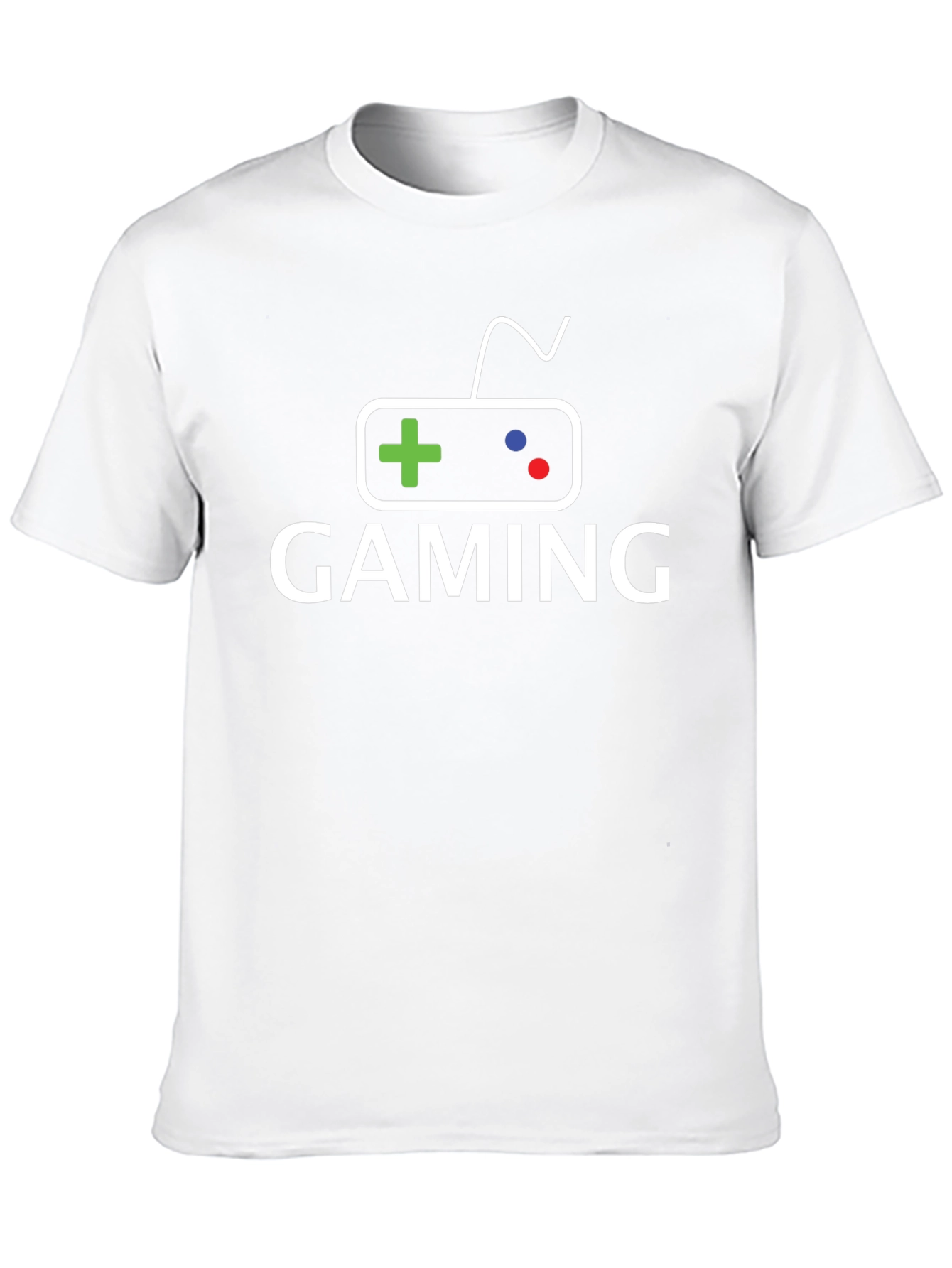 Black Gaming Controller T-Shirt - Black view 10