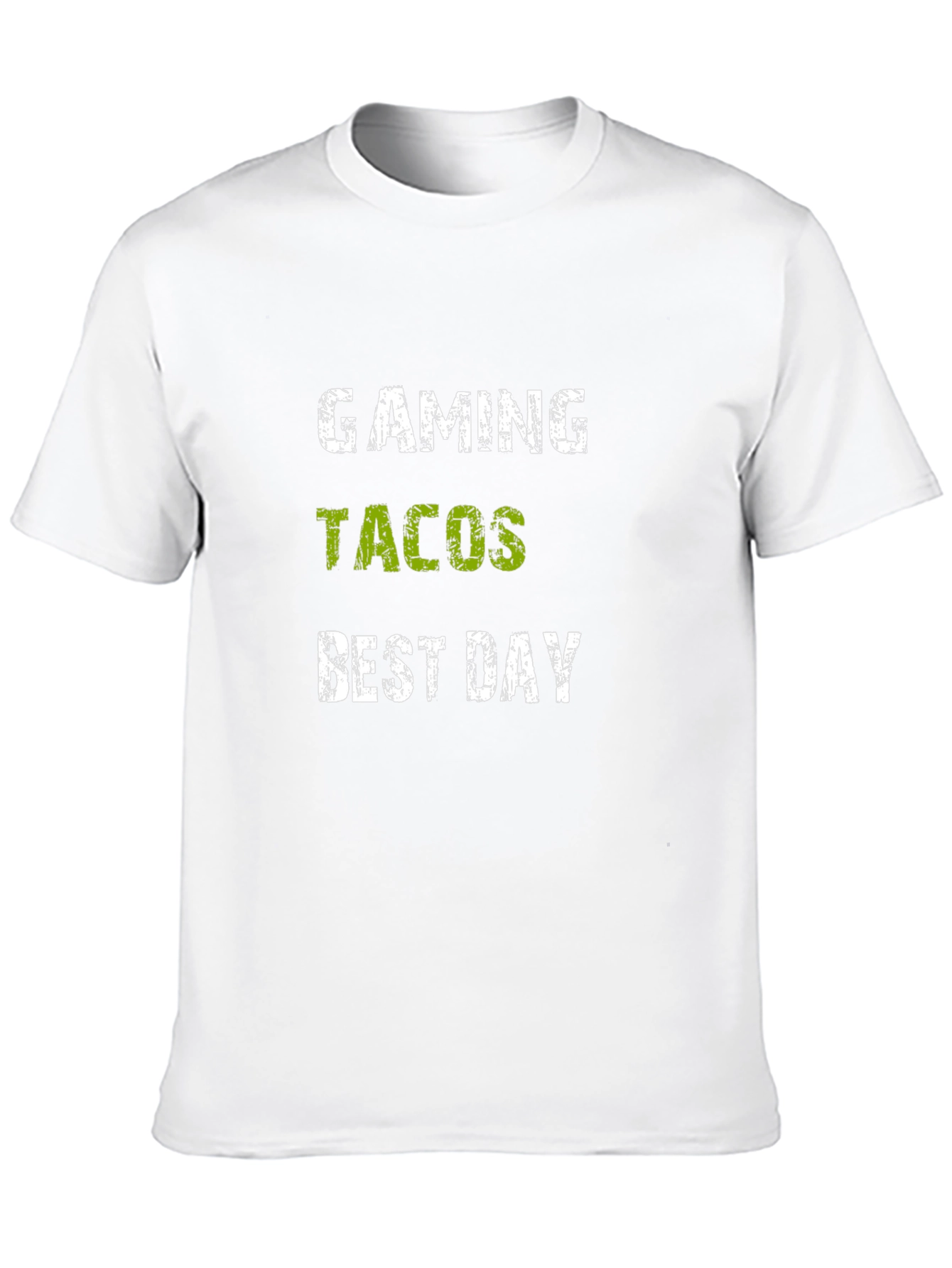 Gaming Tacos Best Day Men's Black T-Shirt - 10