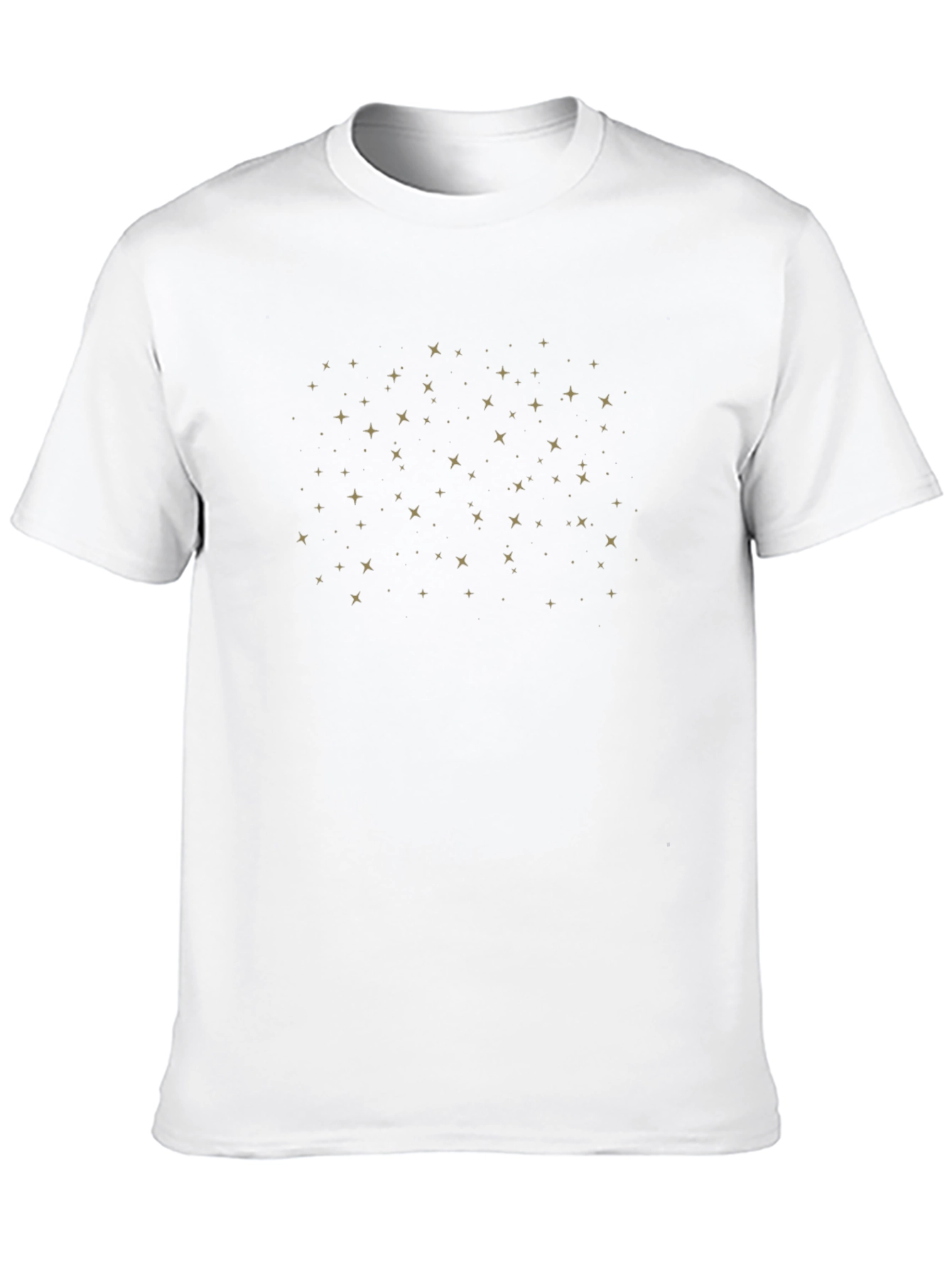 Black Starry Night Black T-Shirt view 10