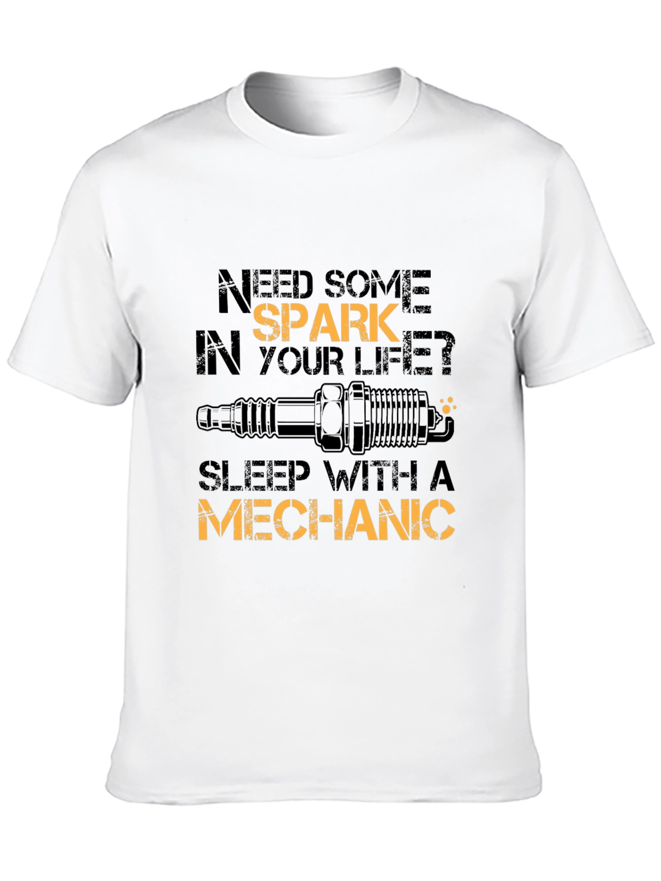 Black Mechanic Spark T-Shirt - Humorous Gift for Auto Enthusiasts view 10